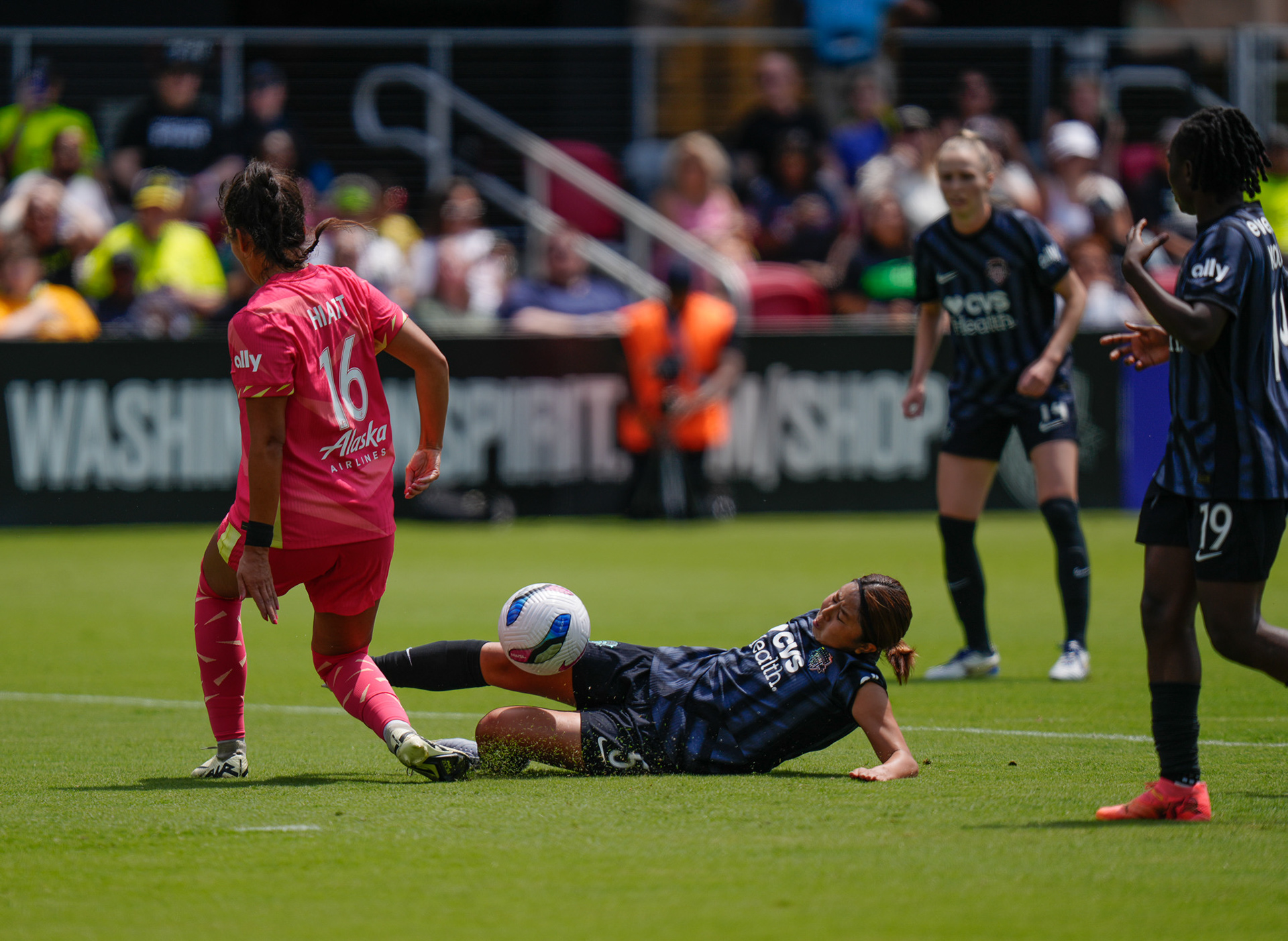 Washington Spirit a lo grande se impuso al Portland Thorns, 2-1