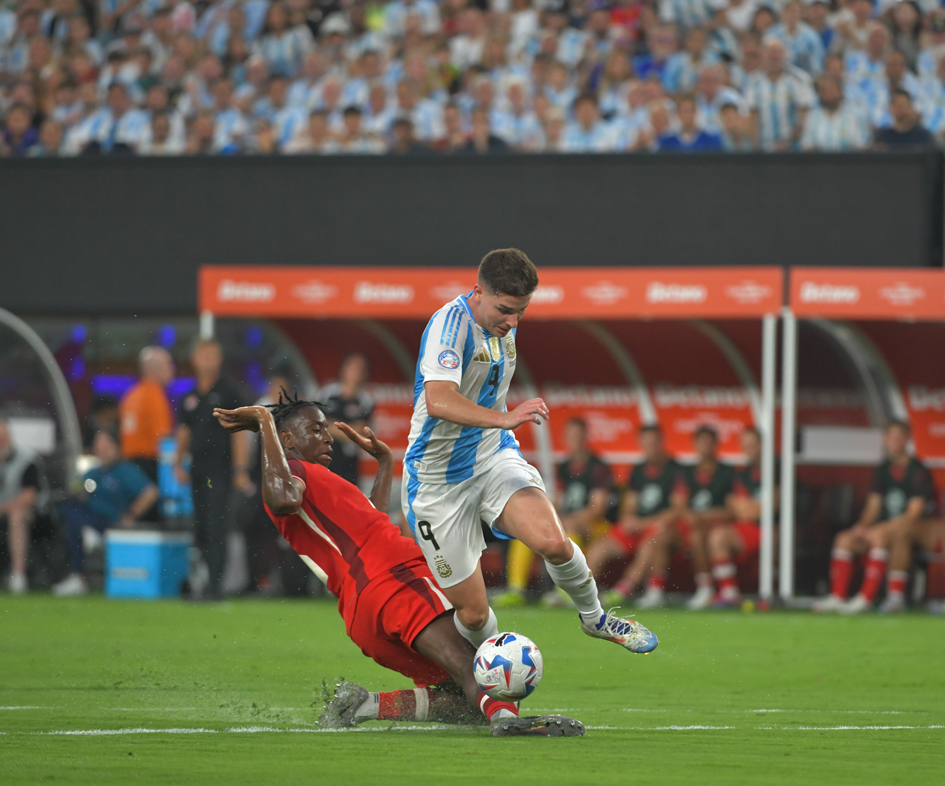Canada vs. Argentina — Copa América Opening Match, 2024. The tournament kicked off with a high-intensity clash as Canada faced reigning world champions Argentina. A night charged with energy, passion, and anticipation, setting the tone for a competition filled with talent, pride, and unforgettable moments on the continental stage.