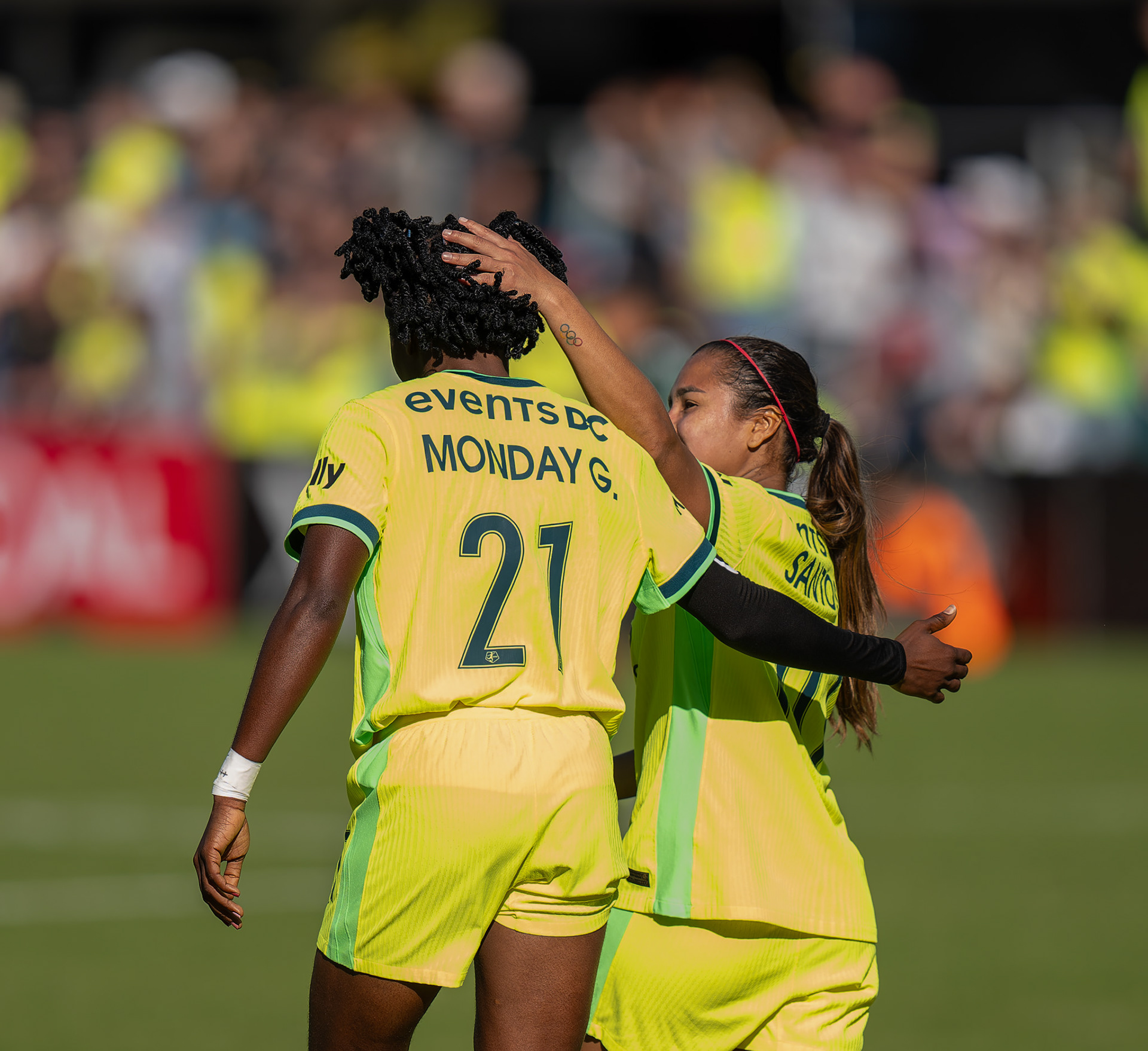 Quarterfinals of the NWSL 2025, November 8, 2025 – Washington Spirit vs. Racing Louisville ended 1-1. Washington Spirit won 3-1 on penalties.