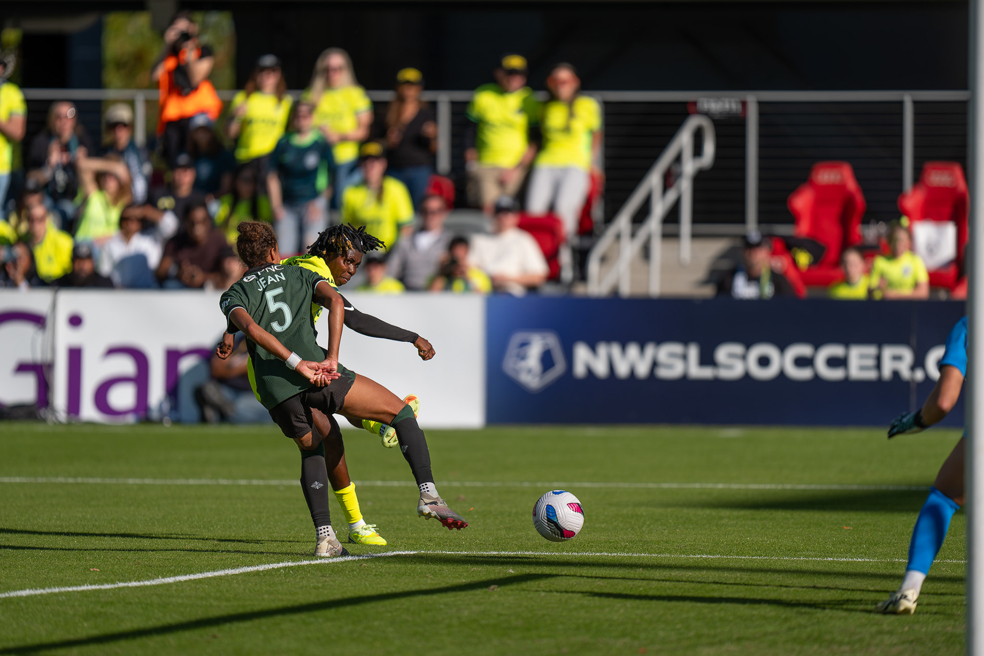 Quarterfinals of the NWSL 2025, November 8, 2025 – Washington Spirit vs. Racing Louisville ended 1-1. Washington Spirit won 3-1 on penalties.