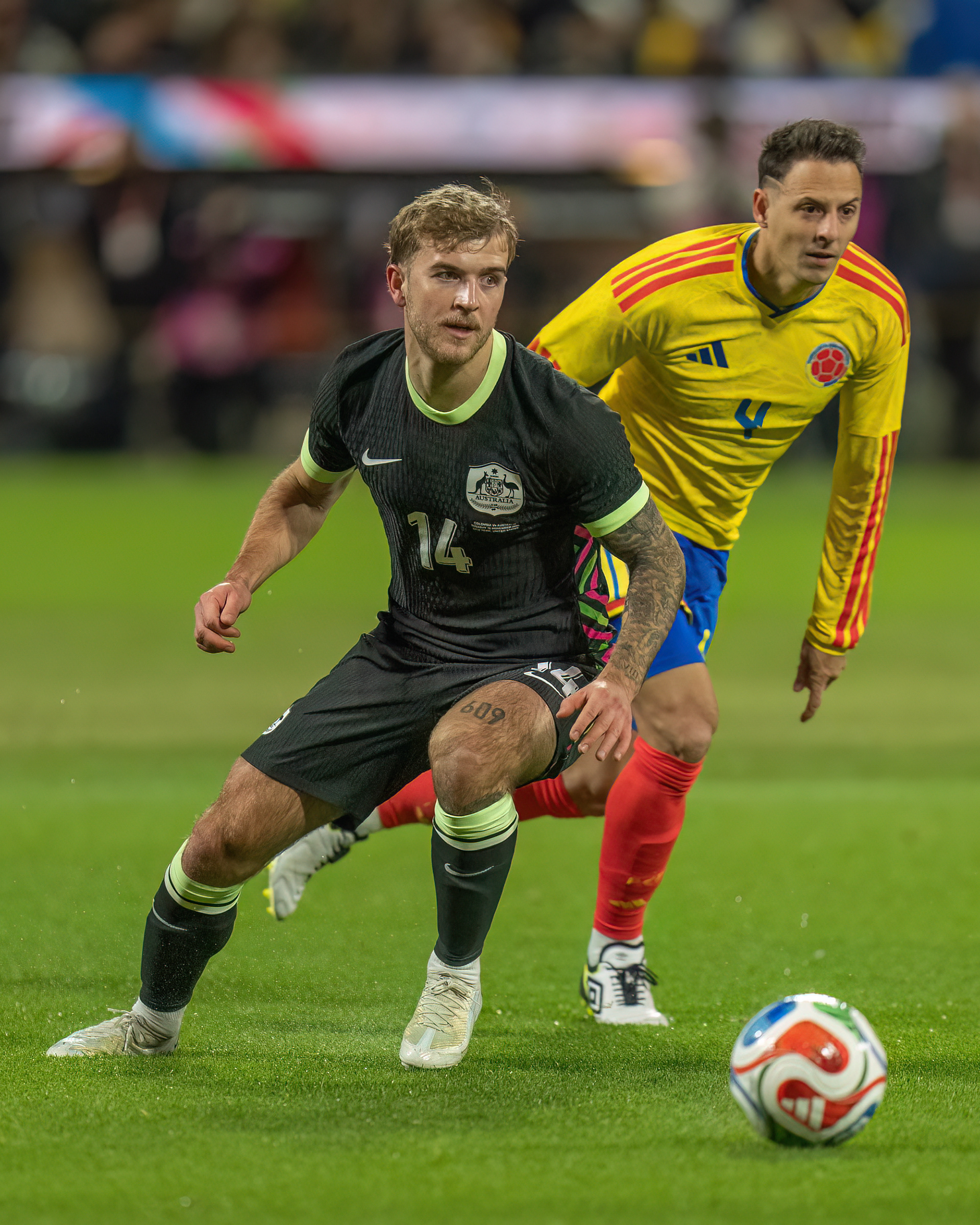 Colombia vs. Australia – International Friendly, 2025. As part of their preparation on the road to the World Cup, Colombia delivered a strong 3–0 victory over Australia. A match filled with intensity, discipline, and confidence, showcasing a team ready for the global stage.
