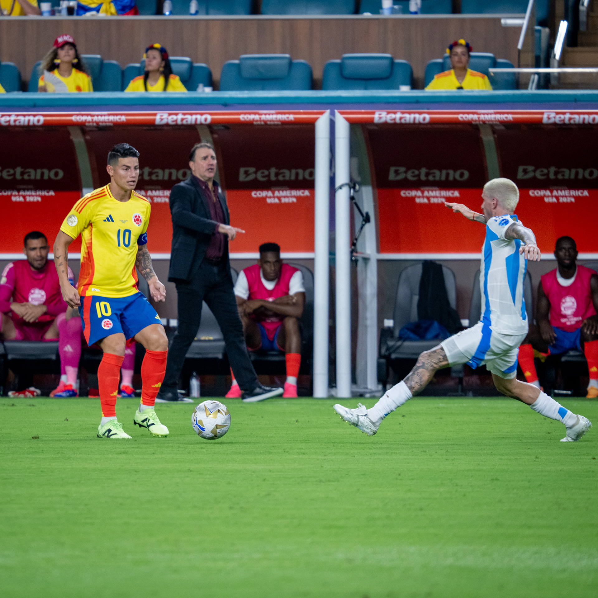 Colombia vs. Argentina — Copa América Final, 2024. In a historic showdown, Colombia battled Argentina in a thrilling final that captured the passion of an entire continent. A match defined by intensity, resilience, and heart, showcasing Colombia’s strength and determination on one of the biggest stages in world football.