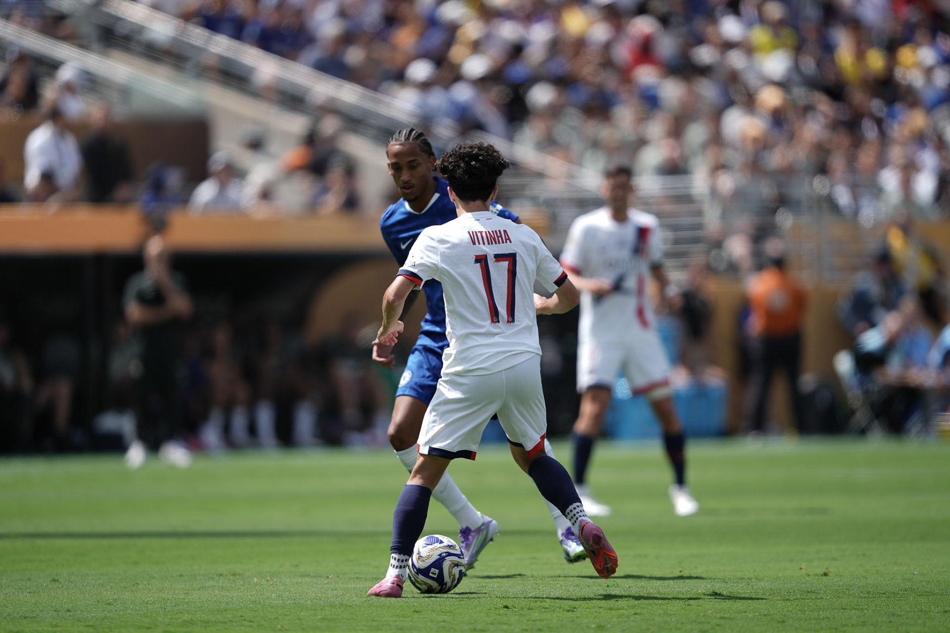 (SPO) Medal Ceremony for Players of Chelsea and PSG: FIFA Club World Cup 2925. July 13, 2025, New Jersey, USA: Medal Ceremony of finalists of FIFA Club World Cup 2025 presented by US President Donald Trump and FIFA President Gianni Infantino after soccer match between Chelsea and PSG valid for the finals of FIFA Club World Cup 2025 at MetLife stadium in New Jersey. Chelsea won 3-0.