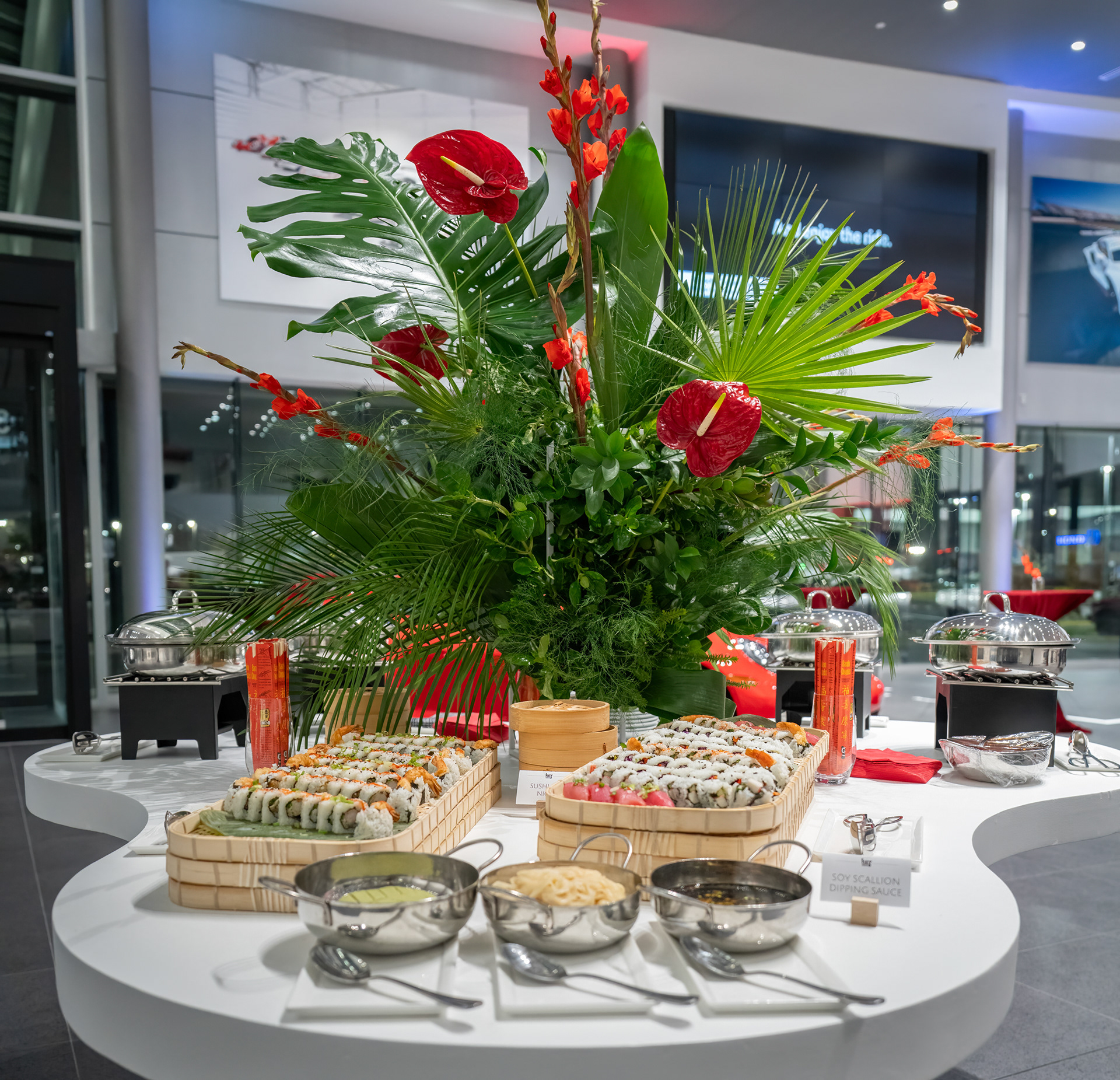 Key ingredients Catering behind an unforgettable night. Porsche Annual Event — November 6, 2025. A perfect blend of elegance, flavor, and precision — just like the vehicles themselves. Proud to be part of this remarkable celebration.