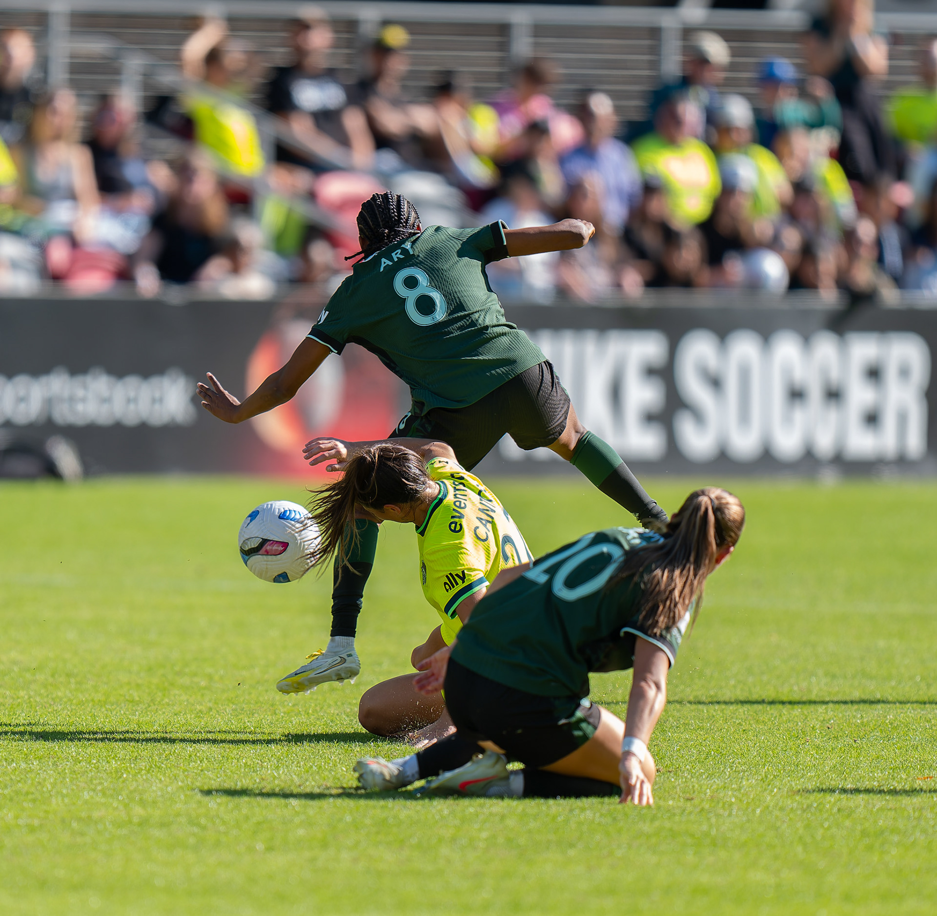 Quarterfinals of the NWSL 2025, November 8, 2025 – Washington Spirit vs. Racing Louisville ended 1-1. Washington Spirit won 3-1 on penalties.