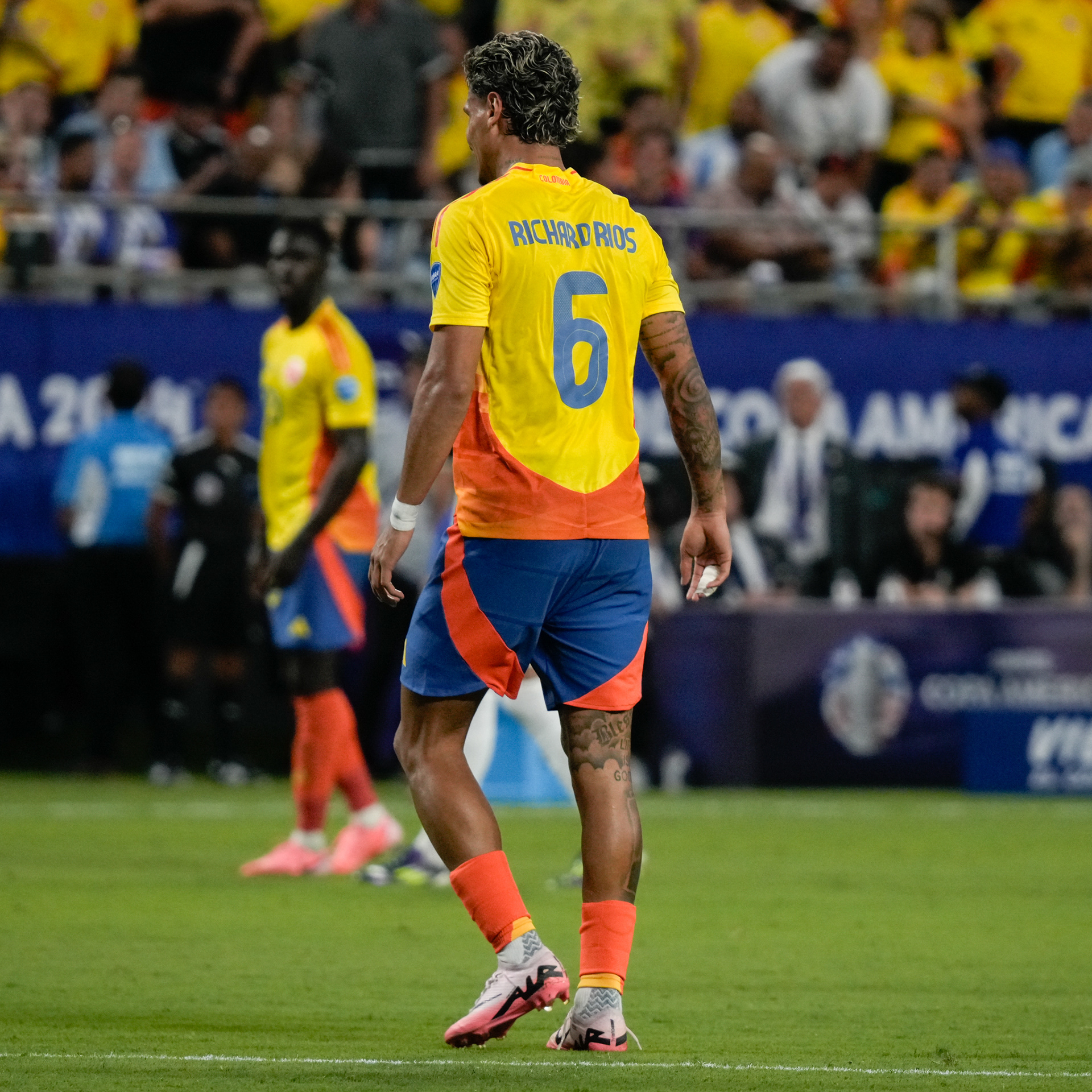 Colombia vs. Uruguay — Copa América Semifinal, 2024. A fierce battle under the lights, where intensity and character defined every minute. Colombia faced Uruguay in a hard-fought semifinal marked by passion, tactical discipline, and unwavering determination — a performance that reflected the heart of a nation dreaming of the final stage.