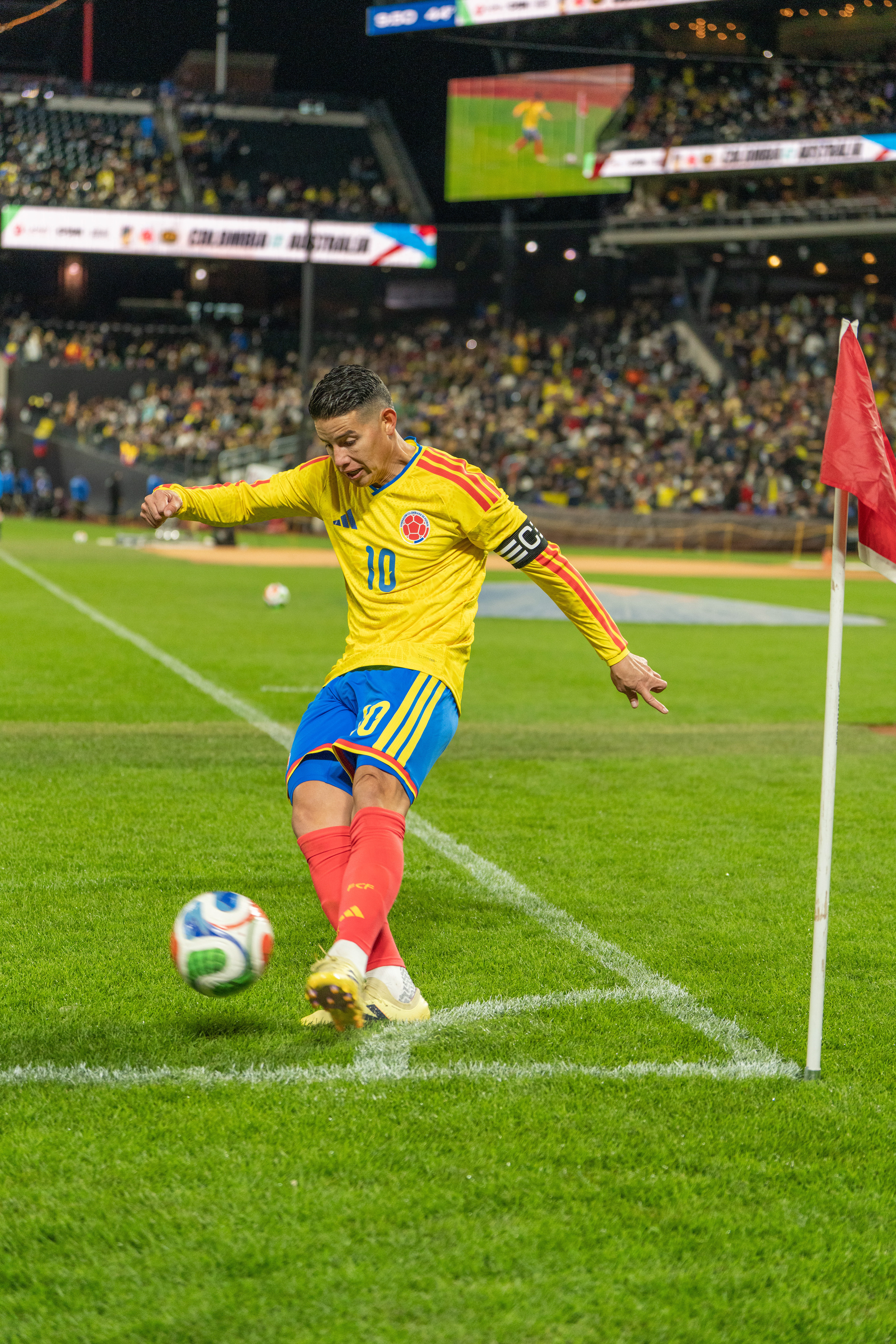 Colombia vs. Australia – International Friendly, 2025. As part of their preparation on the road to the World Cup, Colombia delivered a strong 3–0 victory over Australia. A match filled with intensity, discipline, and confidence, showcasing a team ready for the global stage.
