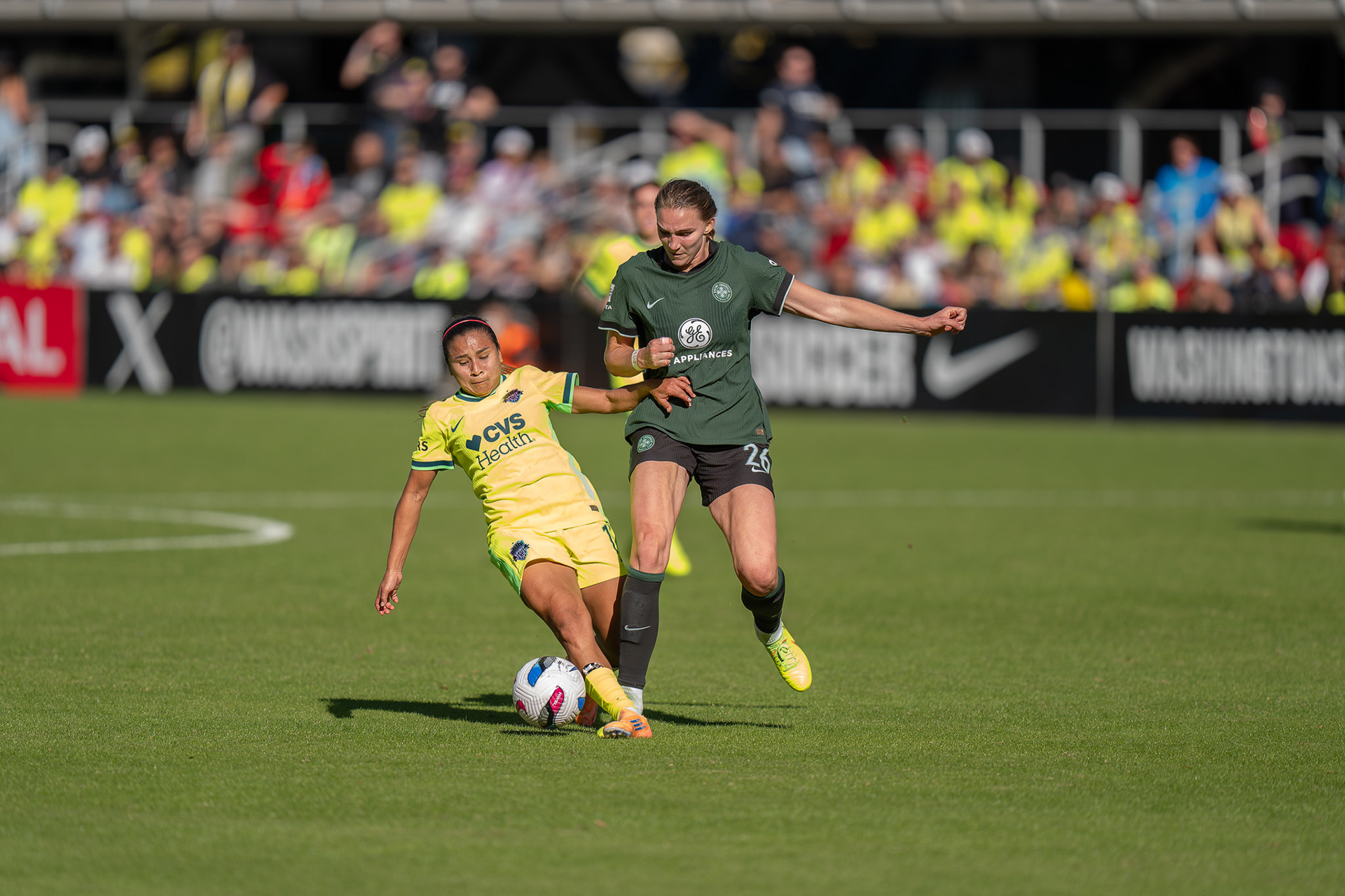 Quarterfinals of the NWSL 2025, November 8, 2025 – Washington Spirit vs. Racing Louisville ended 1-1. Washington Spirit won 3-1 on penalties.