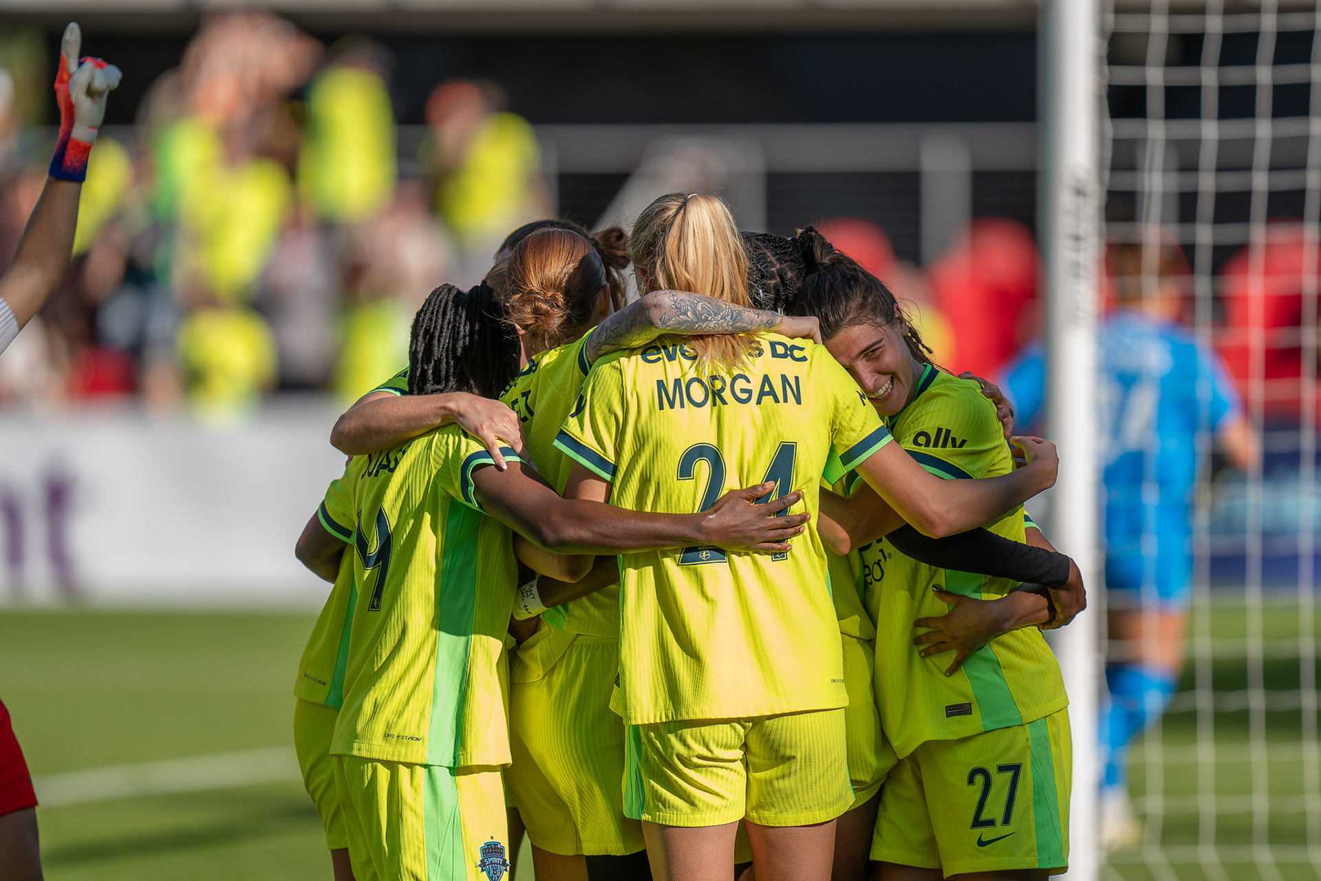 Quarterfinals of the NWSL 2025, November 8, 2025 – Washington Spirit vs. Racing Louisville ended 1-1. Washington Spirit won 3-1 on penalties.