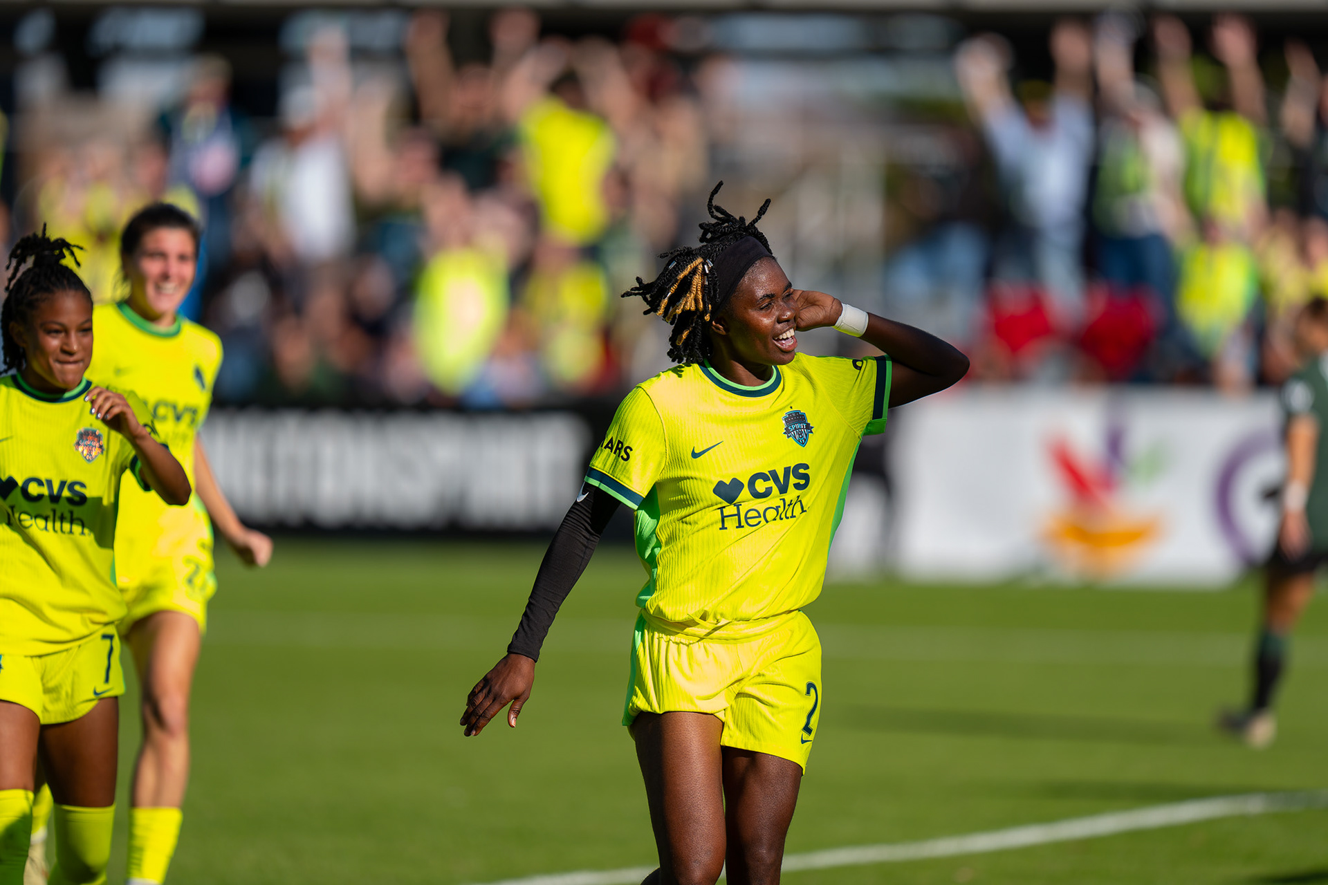 Quarterfinals of the NWSL 2025, November 8, 2025 – Washington Spirit vs. Racing Louisville ended 1-1. Washington Spirit won 3-1 on penalties.