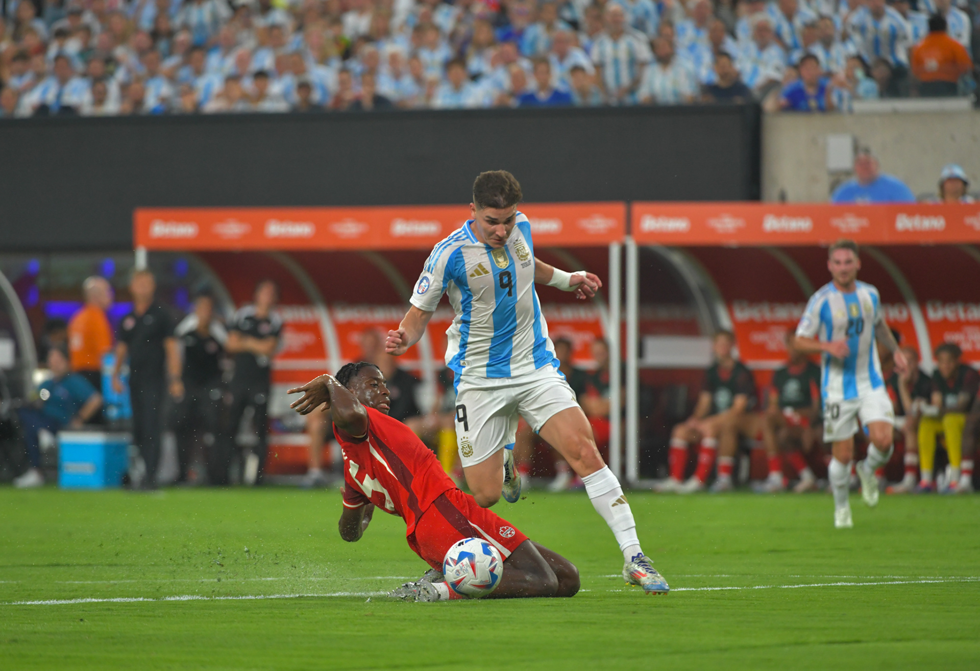 Canada vs. Argentina — Copa América Opening Match, 2024. The tournament kicked off with a high-intensity clash as Canada faced reigning world champions Argentina. A night charged with energy, passion, and anticipation, setting the tone for a competition filled with talent, pride, and unforgettable moments on the continental stage.