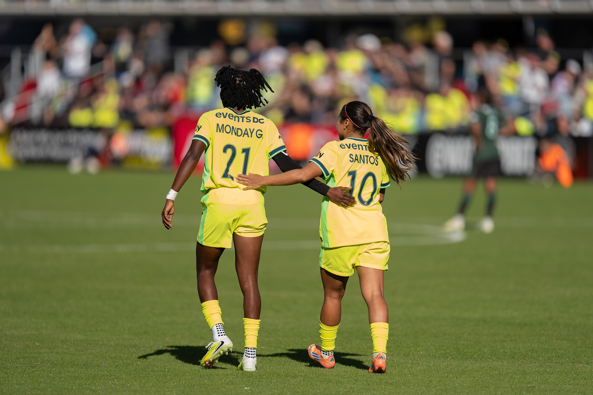 Quarterfinals of the NWSL 2025, November 8, 2025 – Washington Spirit vs. Racing Louisville ended 1-1. Washington Spirit won 3-1 on penalties.