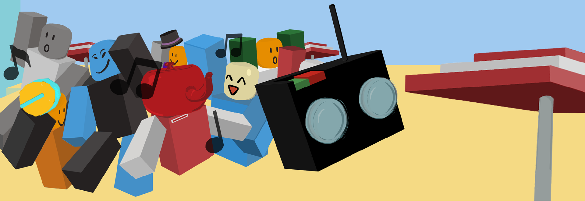 Part of the SEWH banner contest, my submission based on the fan ROBLOX Album cover. 'Life of the Party.'