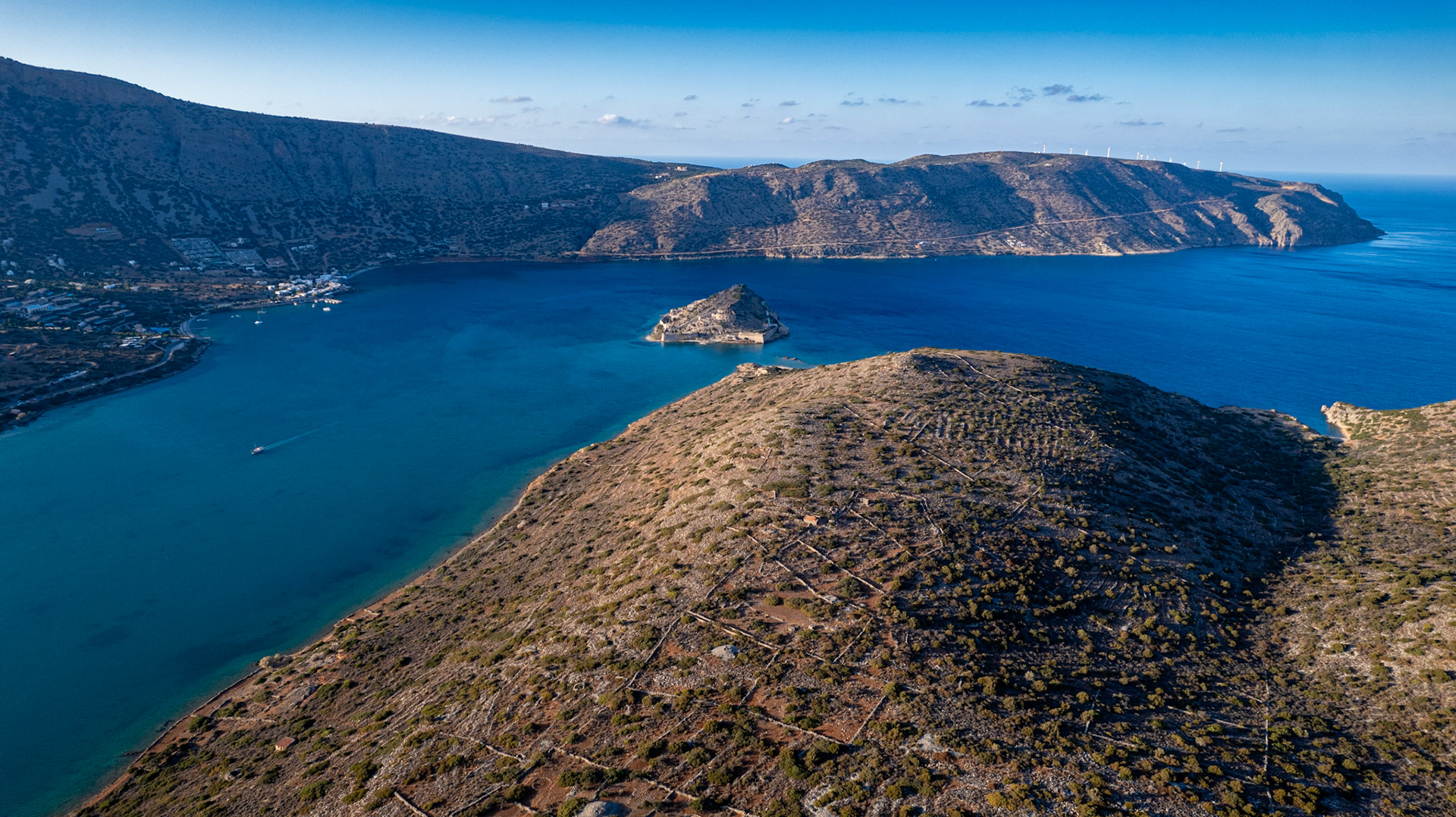 Elounda bay Entrance