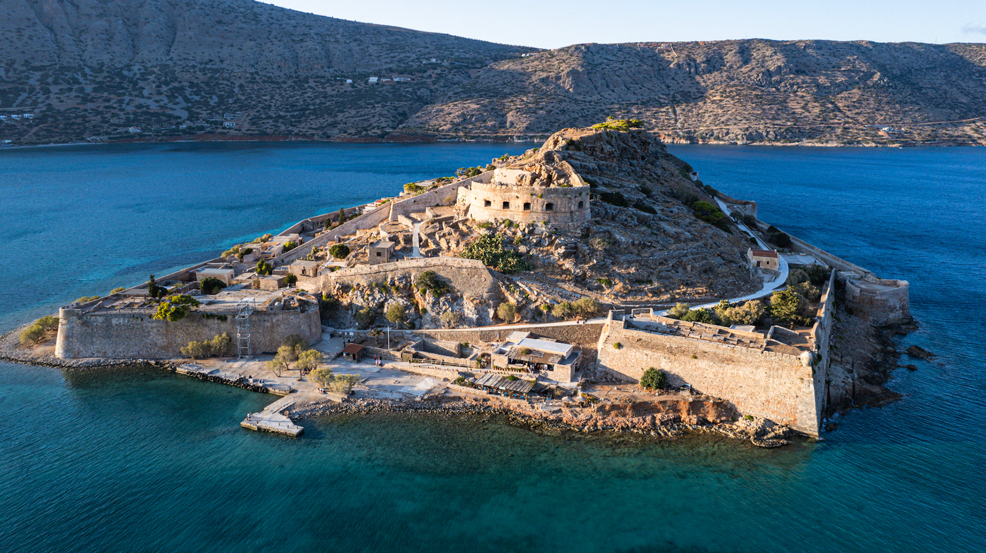 Spinalonga view from South