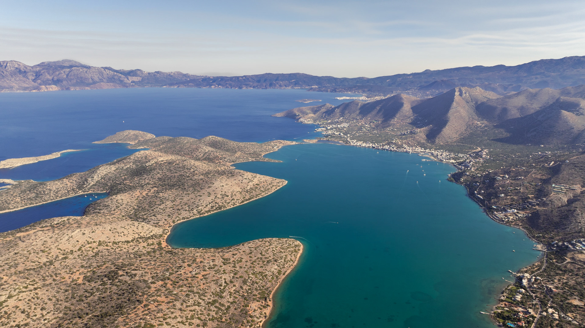 Elounda South view of the Bay
