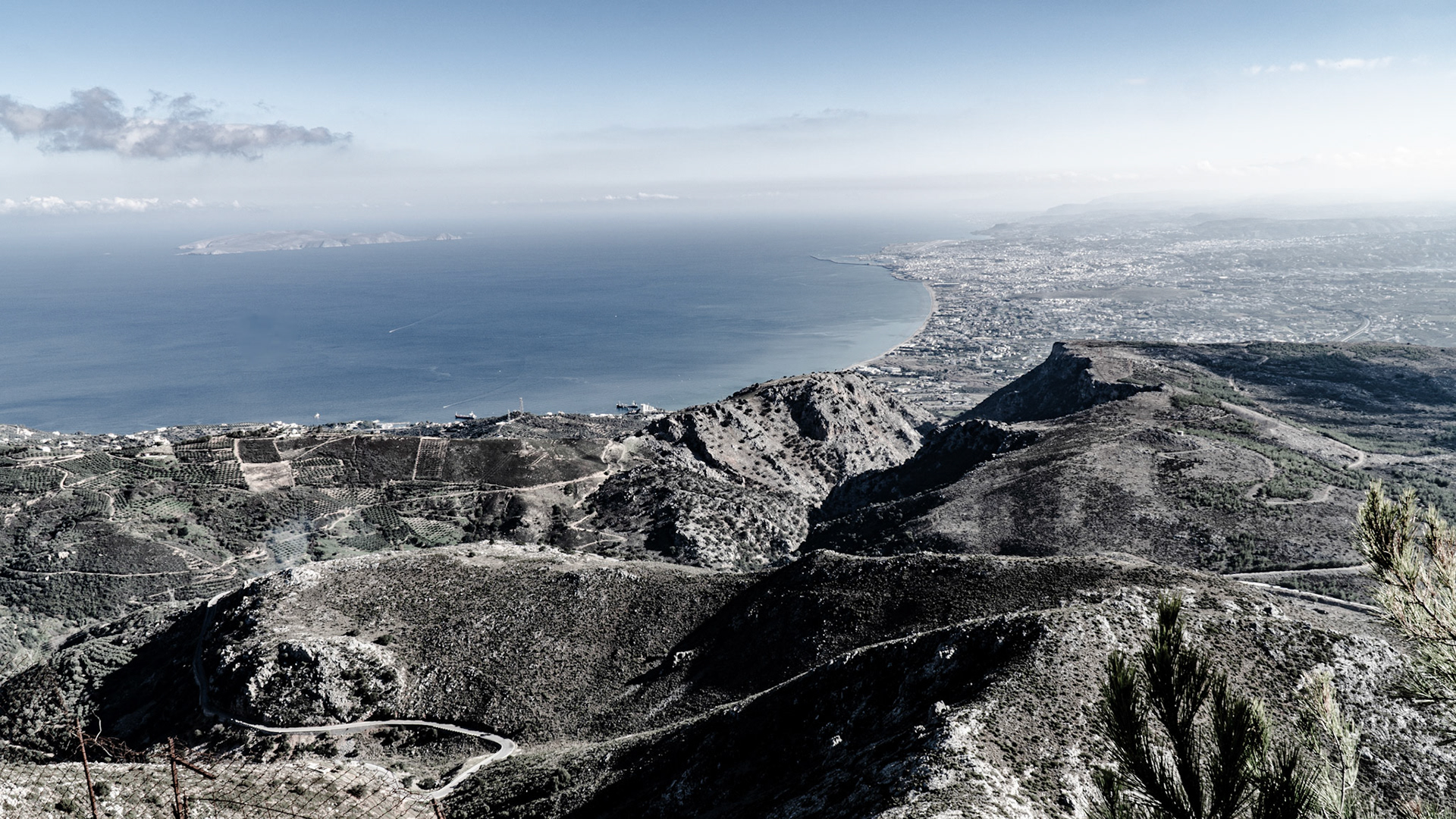 Cinematic view of Heraklion