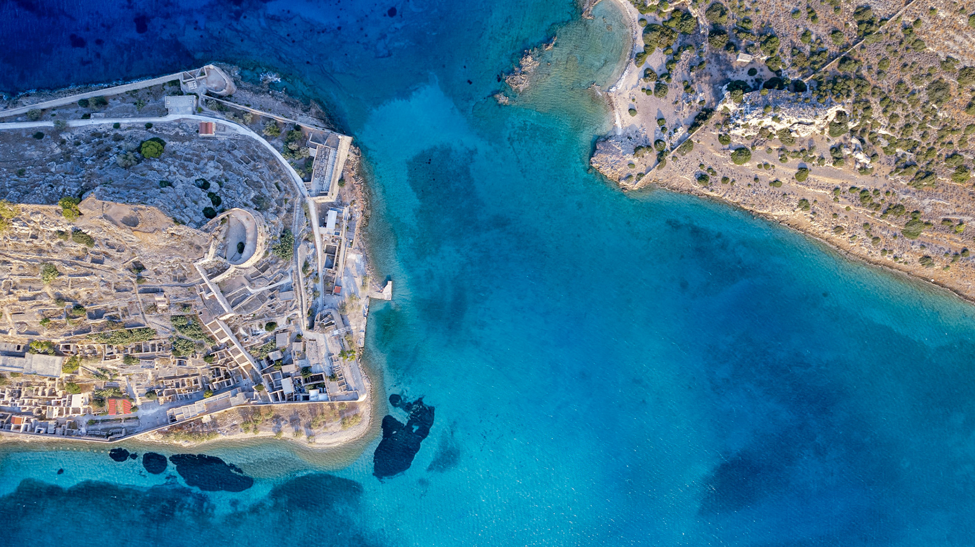 Spinalonga and Kalydon Islands