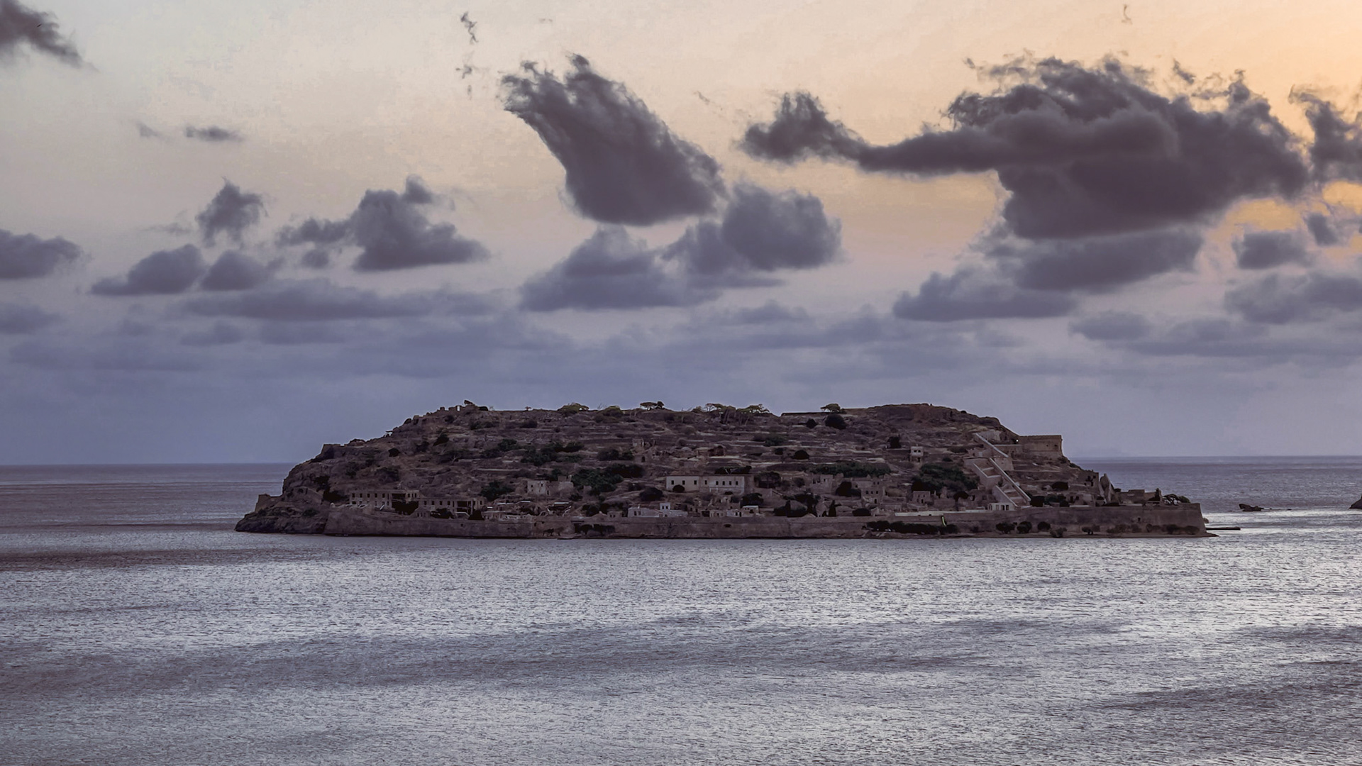 Spinalonga during Sunrise
