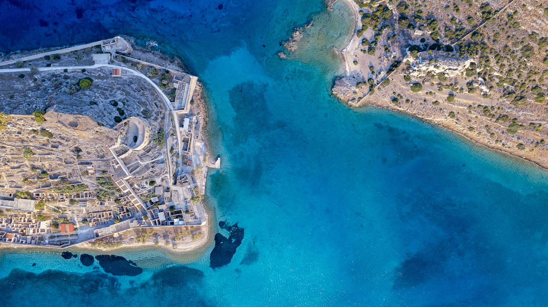 Spinalonga and Kalydon Islands