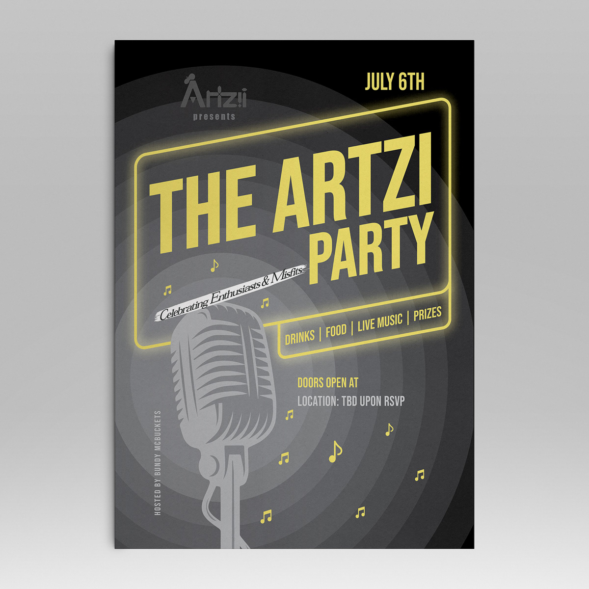 Gwosts Flyer Design Artzii