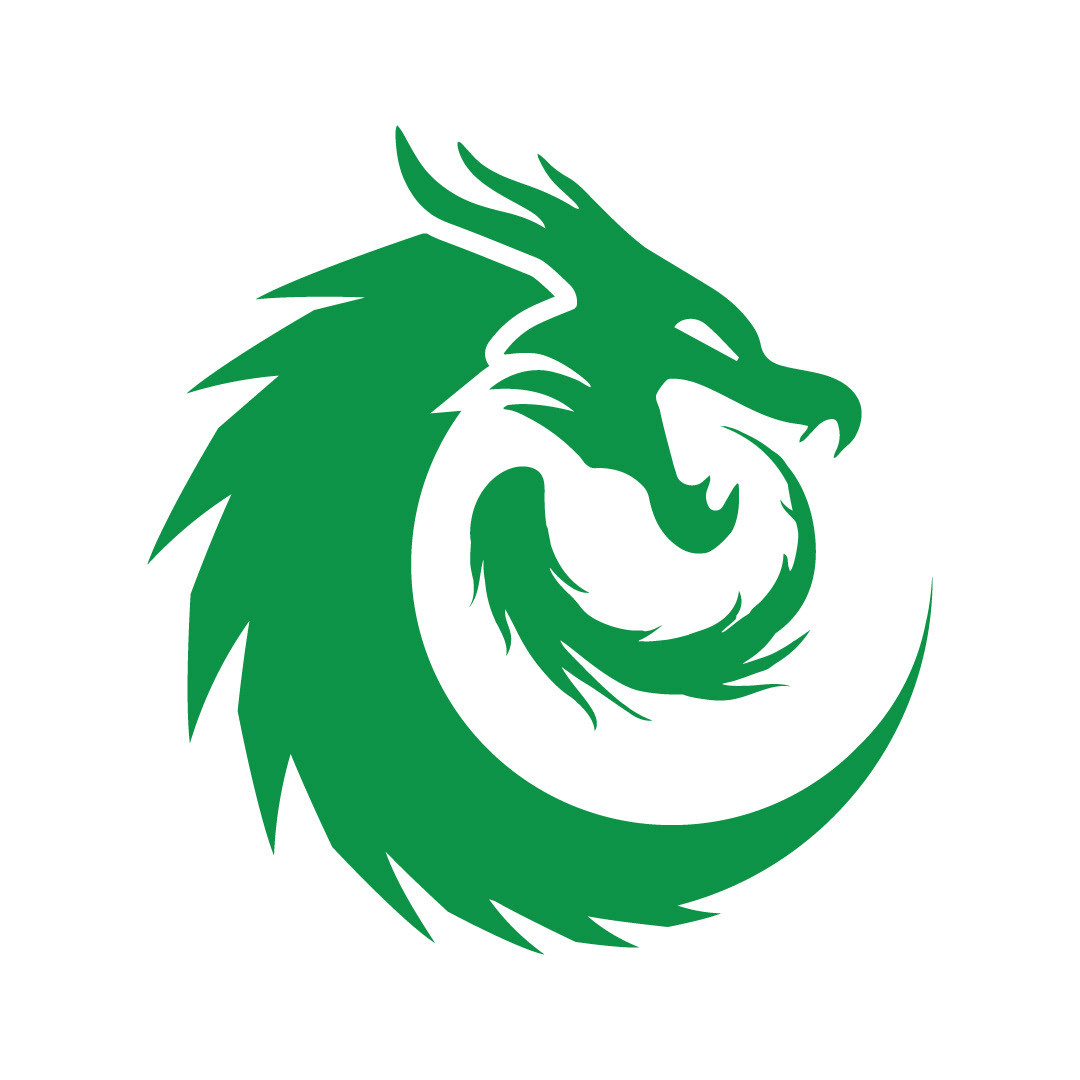 Gwosts Logo Design Emerald Dragon