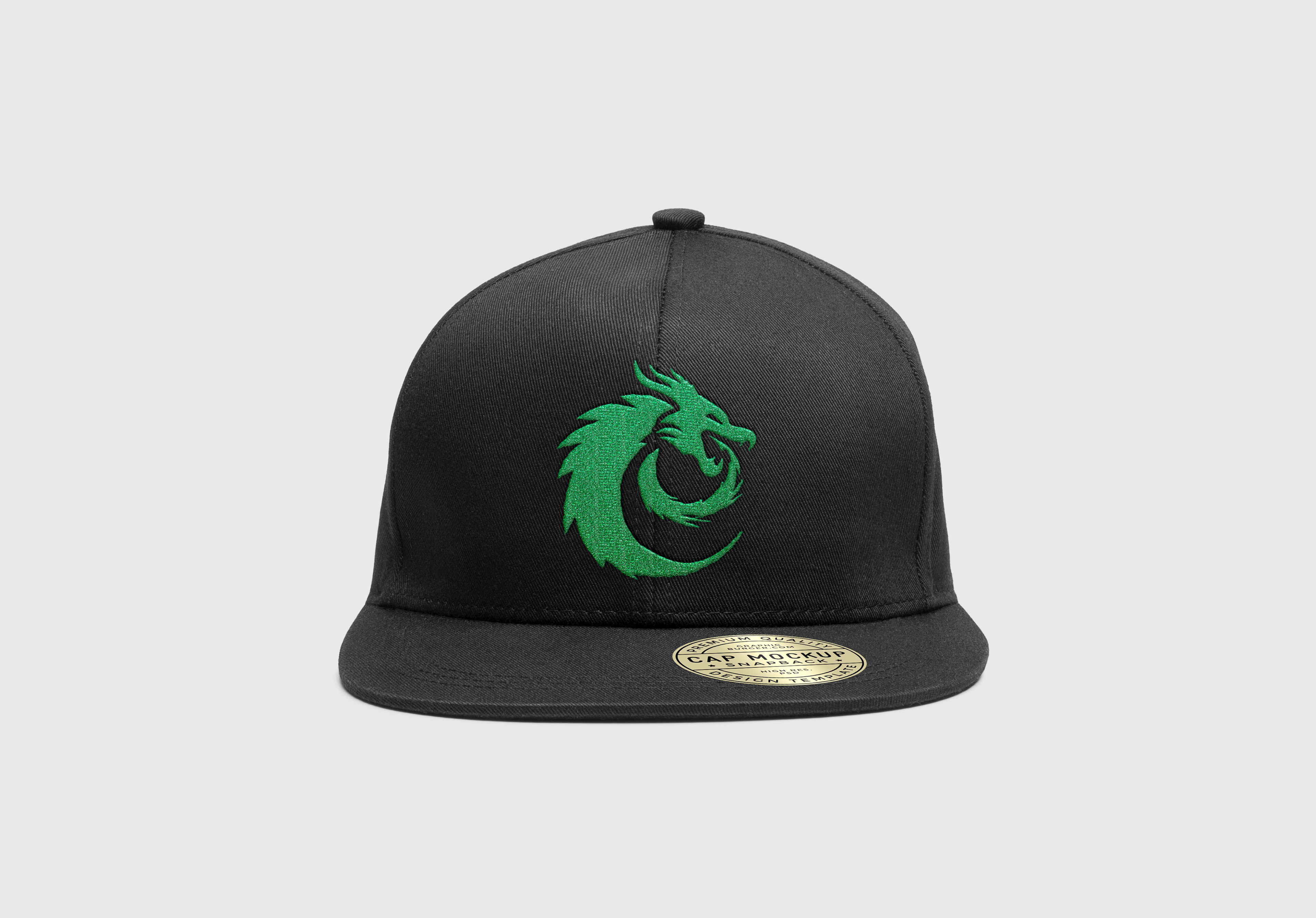 Gwosts Cap Design Emerald Dragon