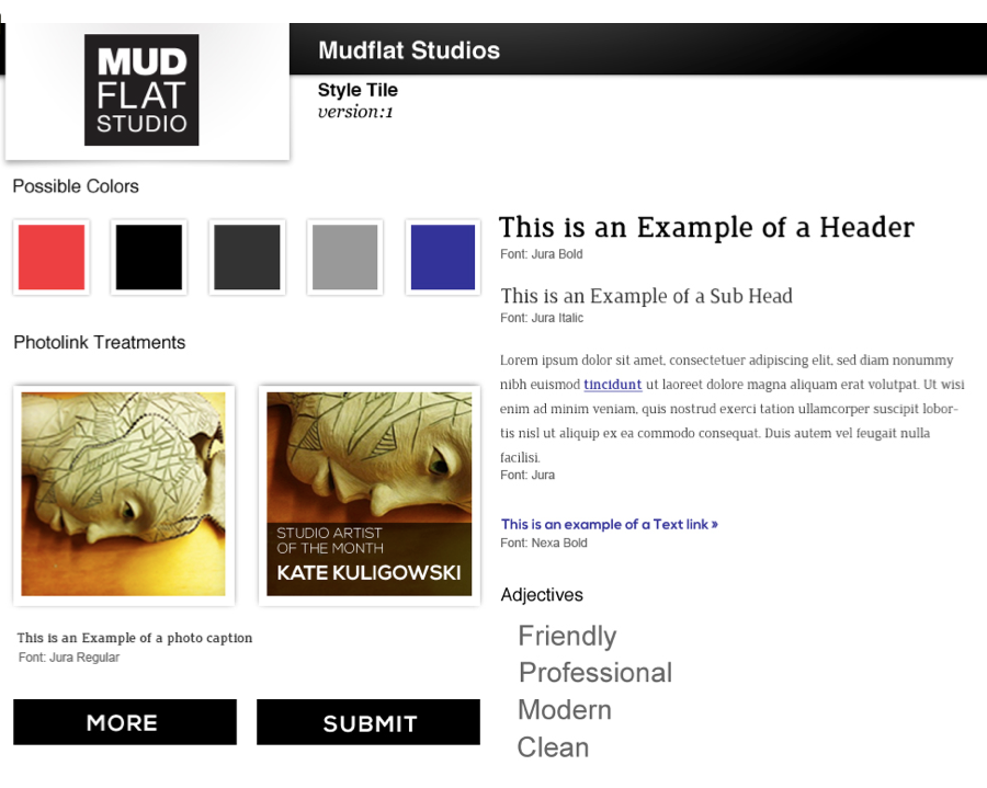 Modern and clean new styles for the site