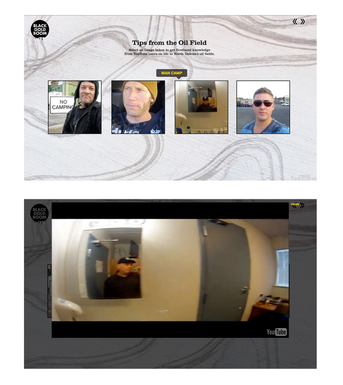 User generated content integrated into the interactive experience
