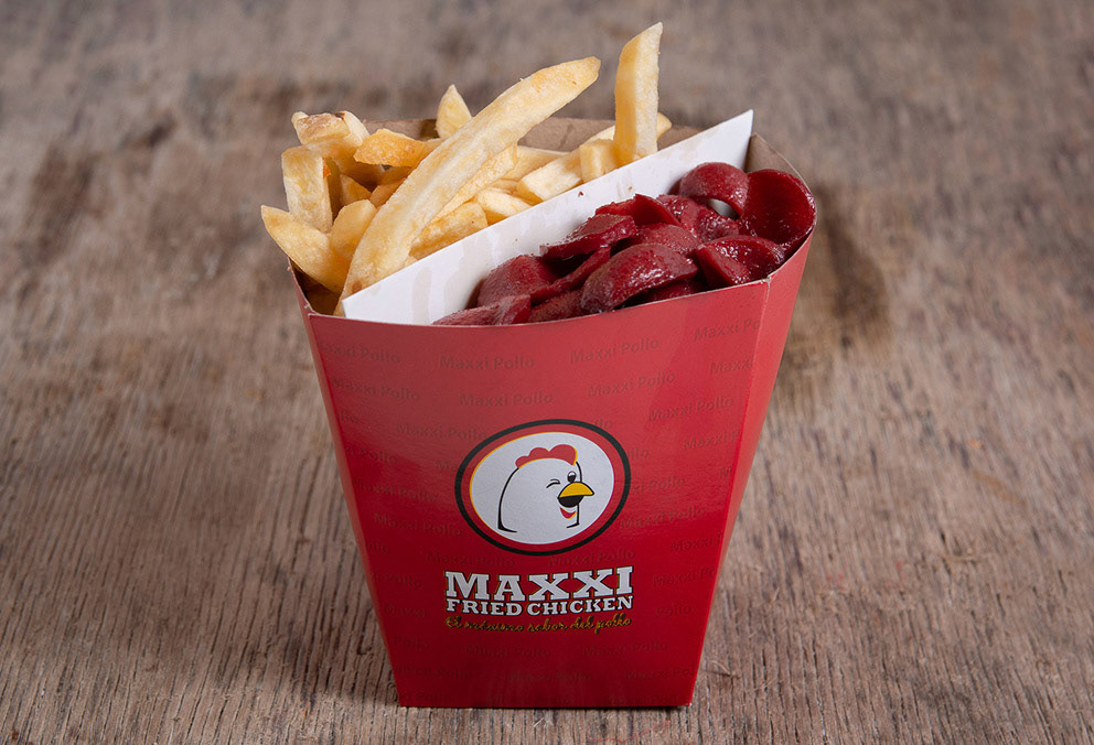 Salchipapas + papas