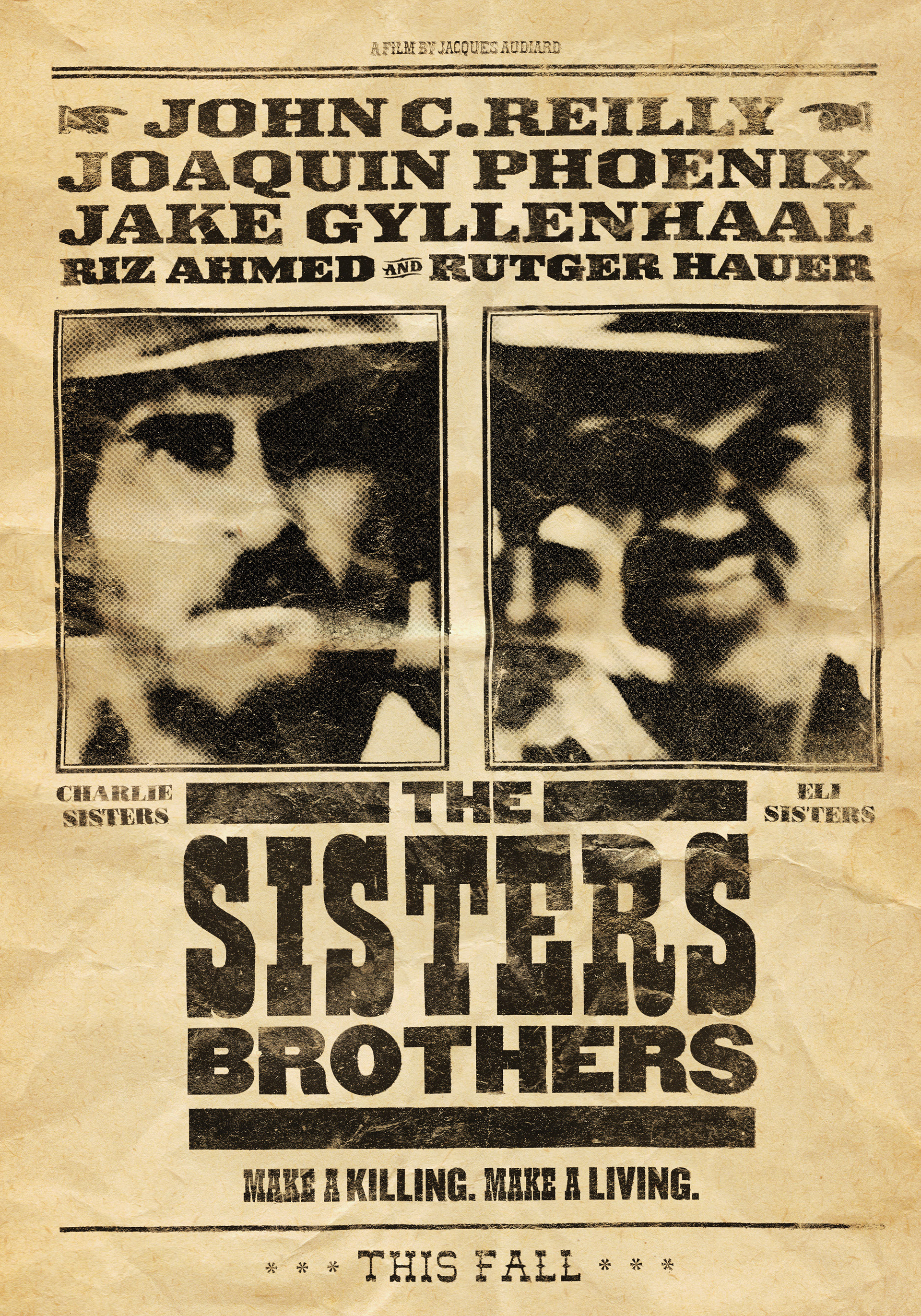 The Sisters Brothers teaser poster artwork: Gijs Kuijper