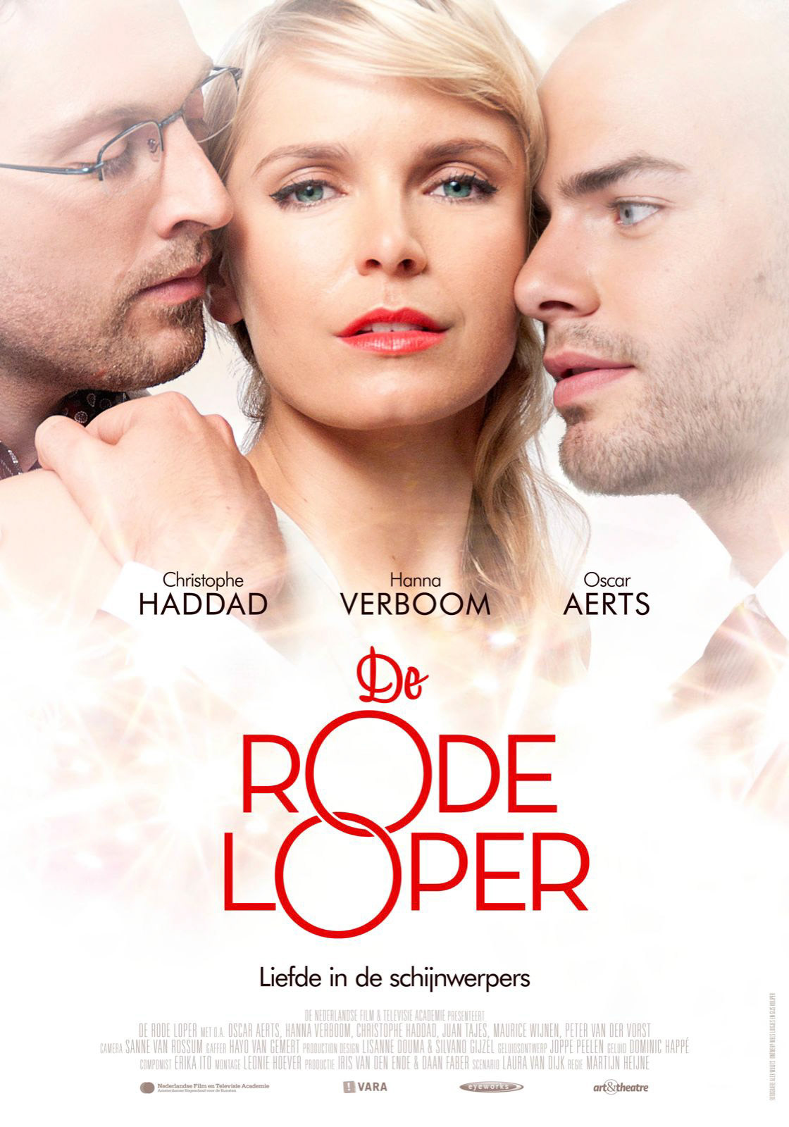 Poster artwork for DE RODE LOPER © artwork Niels Luigjes en Gijs Kuijper
