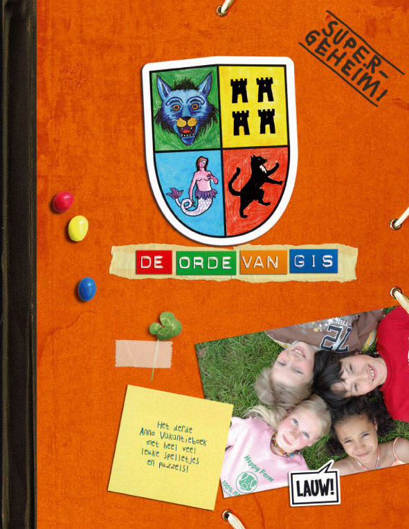 Artwork for DE ORDE VAN GIS, a kids book for summer holidays.Client: Vandejong