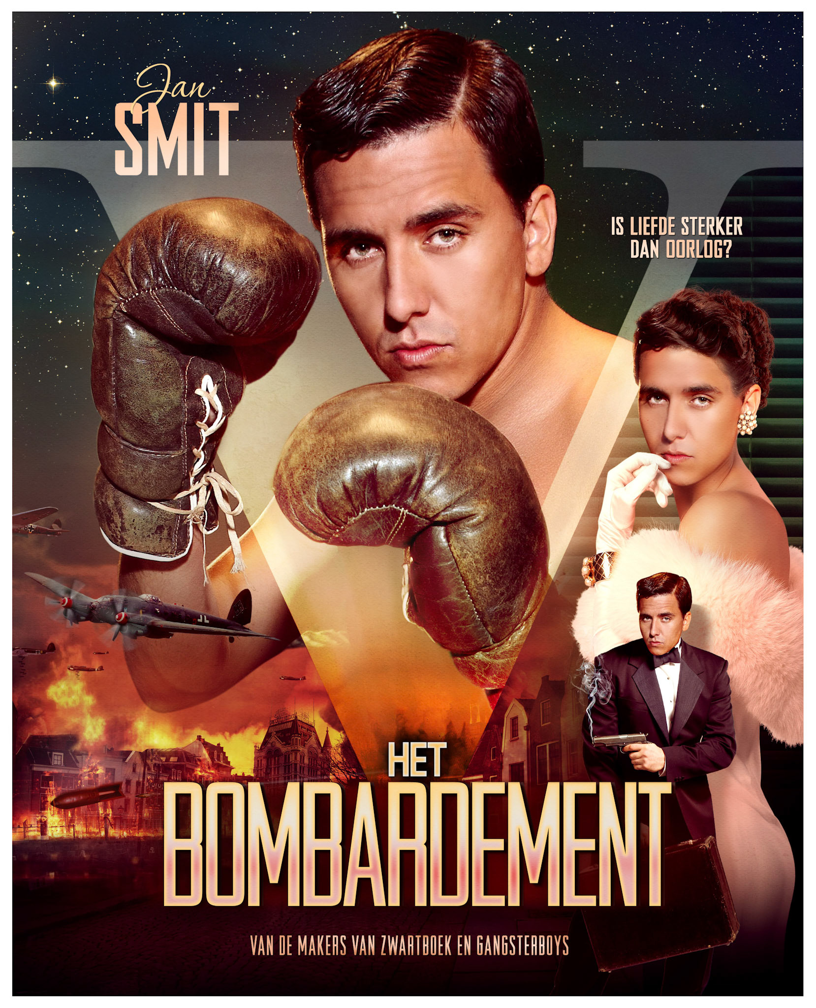 Cover illustratie voor V-katern de Volkskrant ivm veschijnen film et Jan Smit