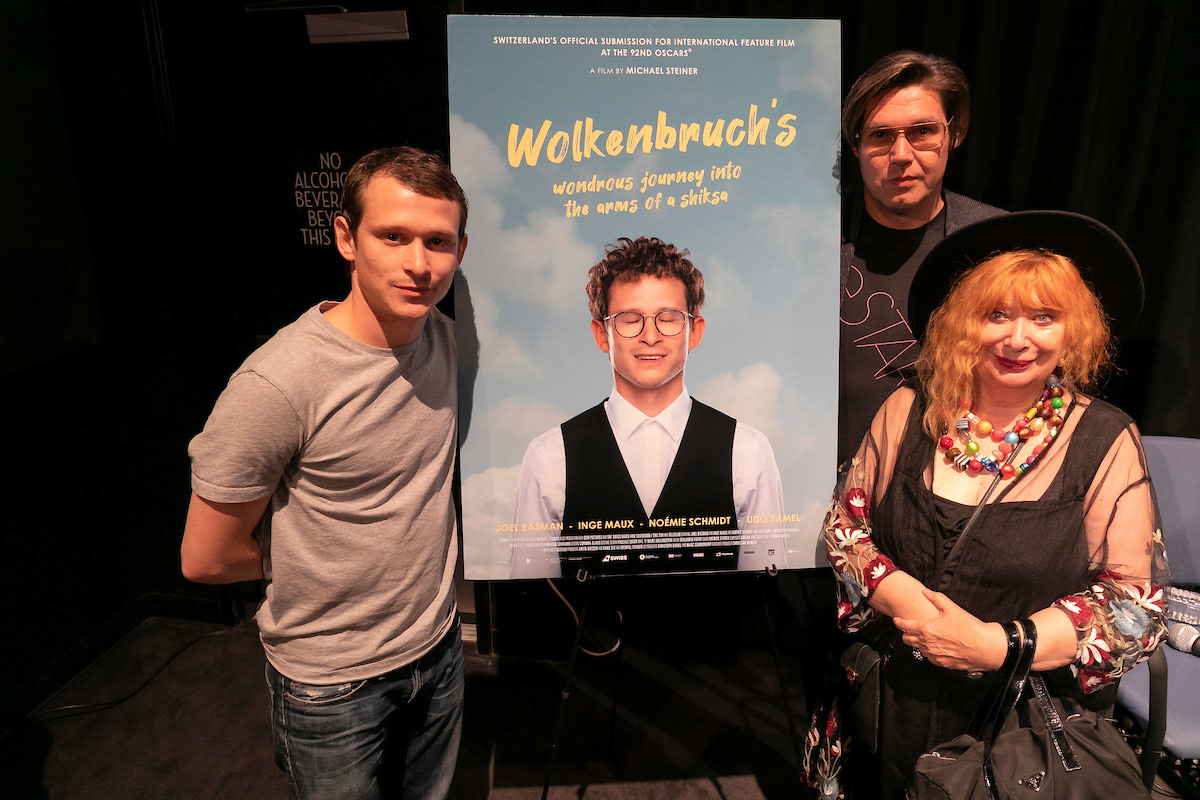 ìWolkenbruchís Wondrous Journey Into The Arms of  a Shiskaî Q &amp;A  with Michael Steiner, Joel Baseman, and Inge Maux hosted by The Wrap and held at the Landmark Theatre in Los Angeles.