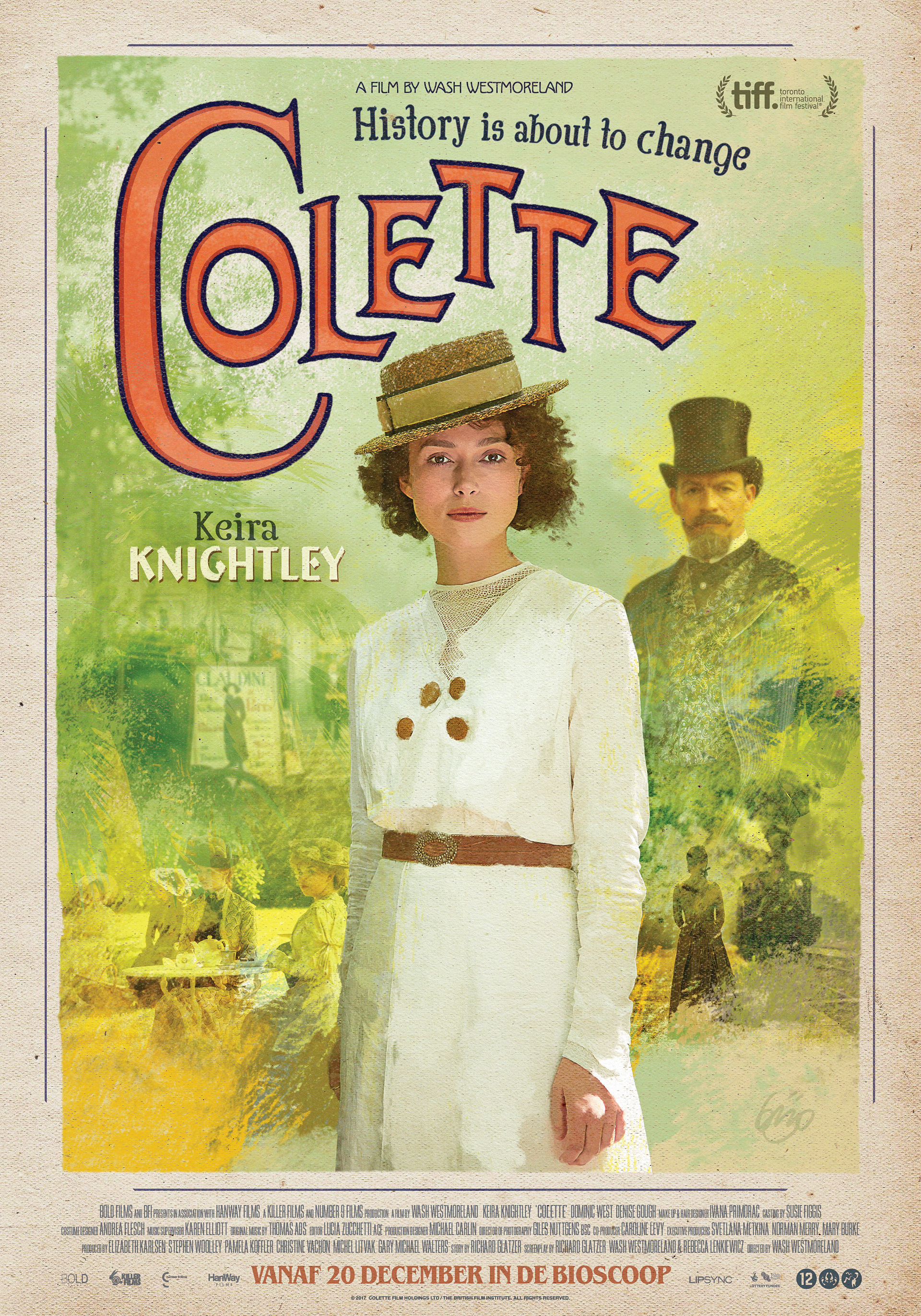 Colette artwork Benelux by Gijs Kuijper, Keira Knightley, Wash Westmoreland