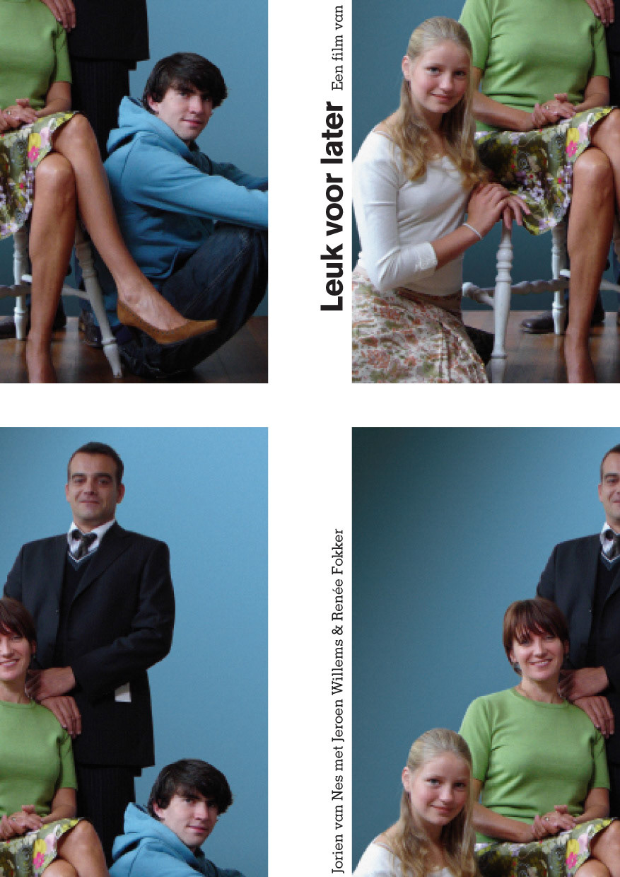 Filmposter / Artwork LEUK VOOR LATER © Ontwerp / Design: Gijs Kuijper