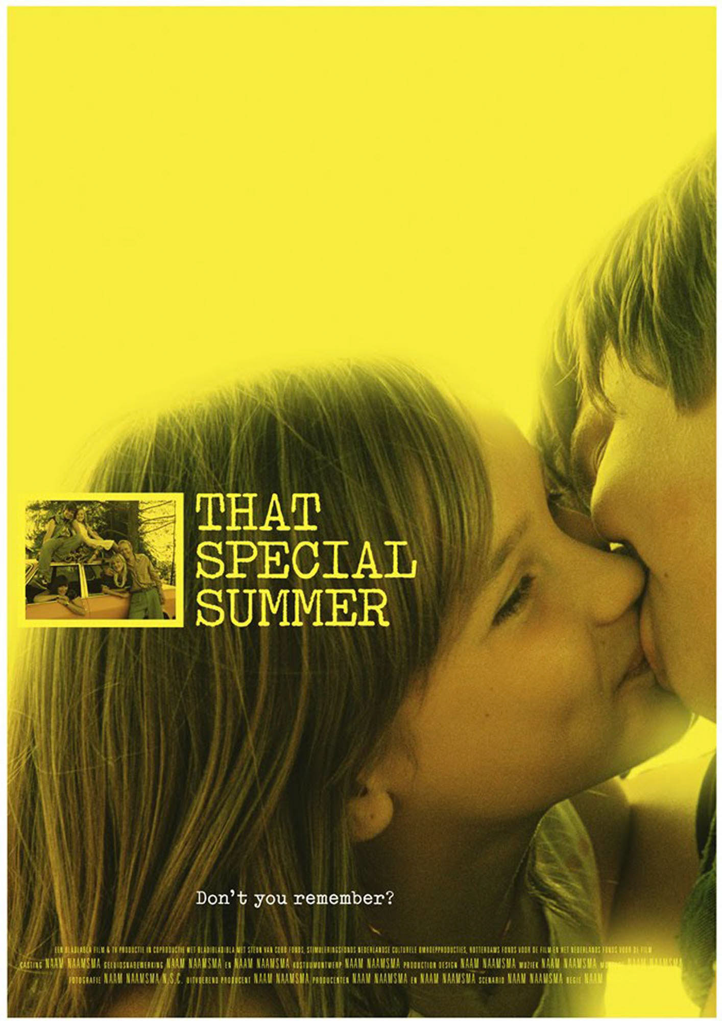 International artwork for Swedish feature film KID SVENSK (That Special Summer)