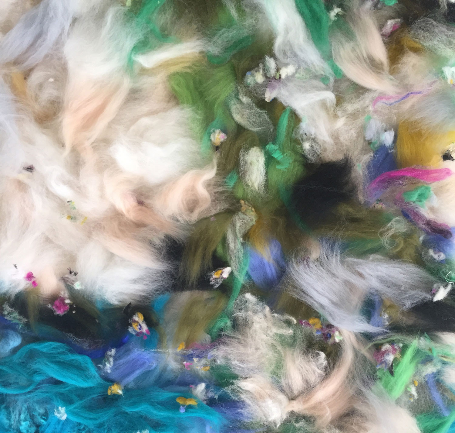 CABARETE felt artwork by Cornelia Koch