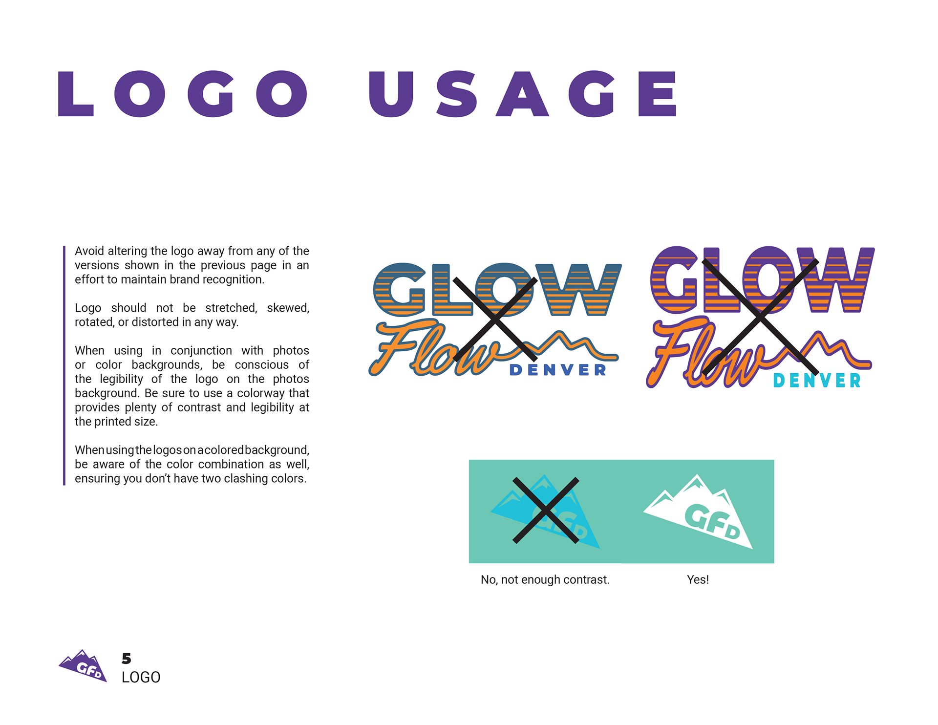Brand Guidelines Page 5