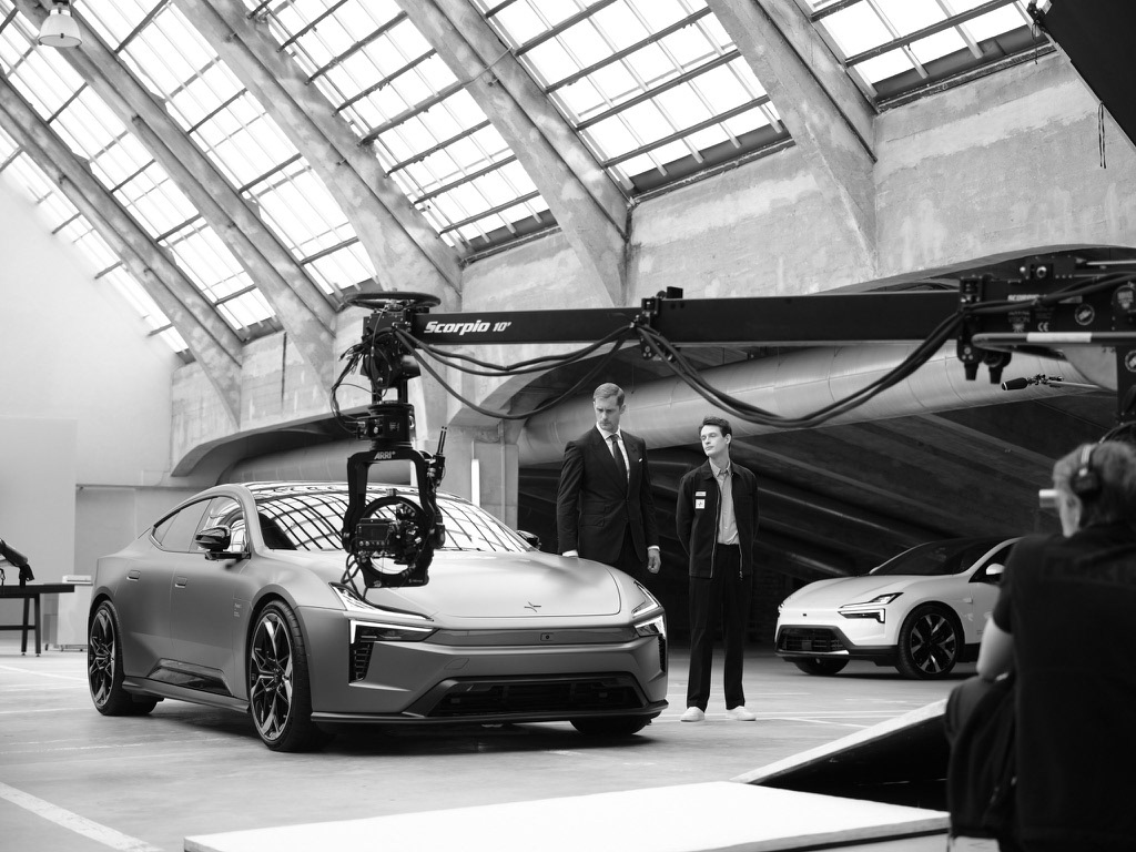 Polestar 5 film featuring Alexander Skarsgård