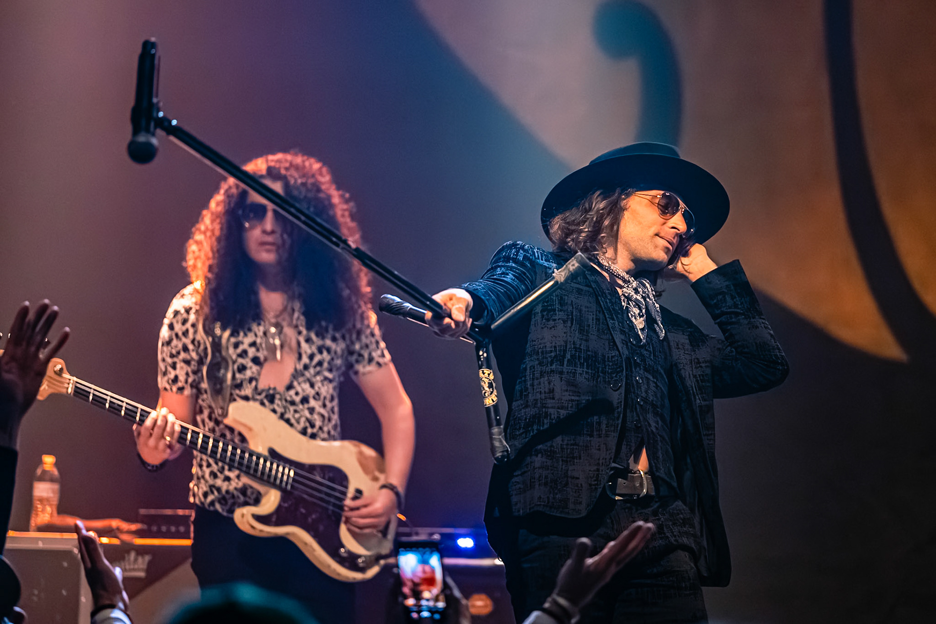 Justin Smolian and Marc LaBelle of Dirty Honey: “Young Guns” Tour at Rams Head Live! (Baltimore, MD), April 1st, 2022
