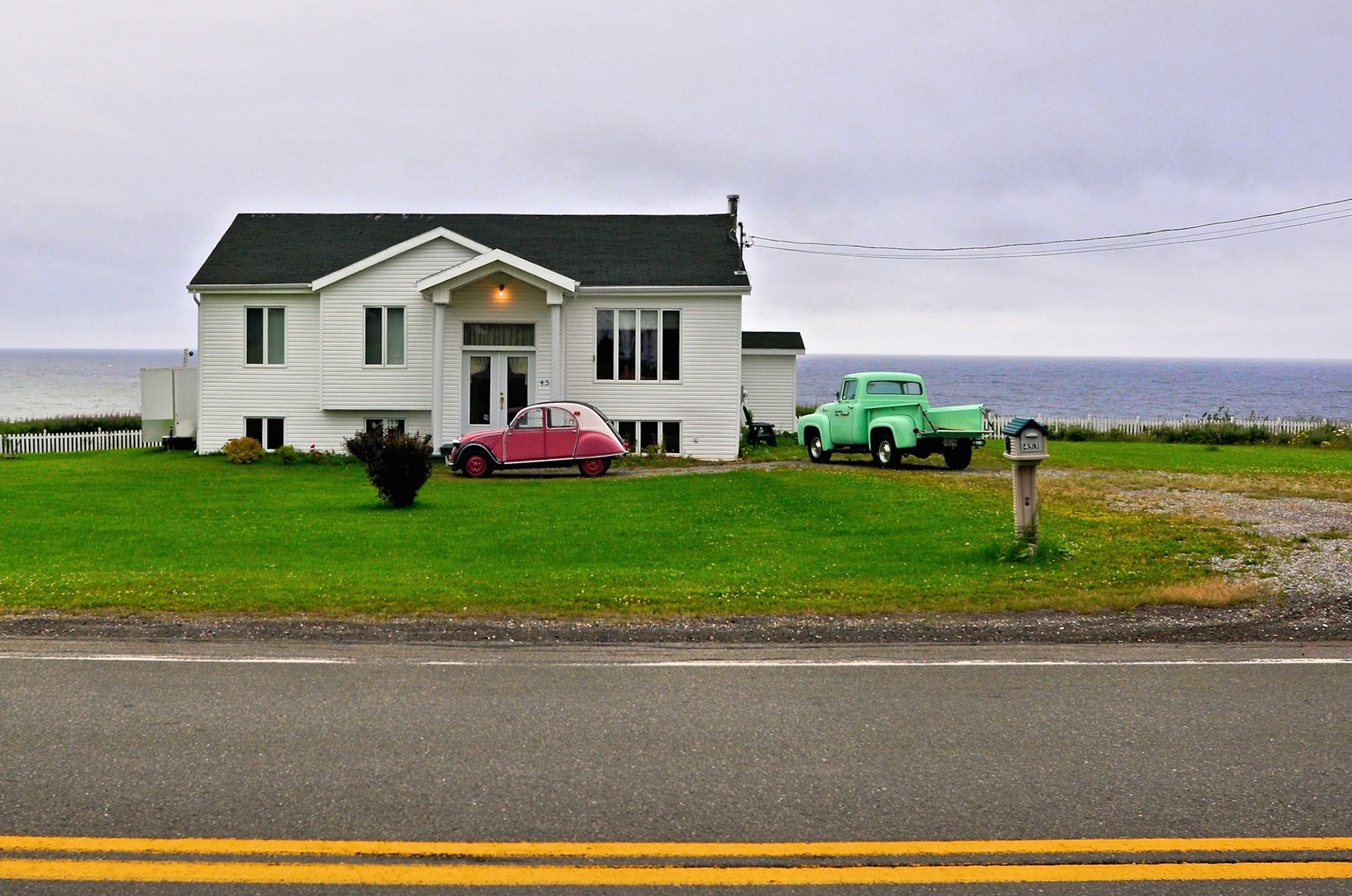 Voitures en Gaspésie