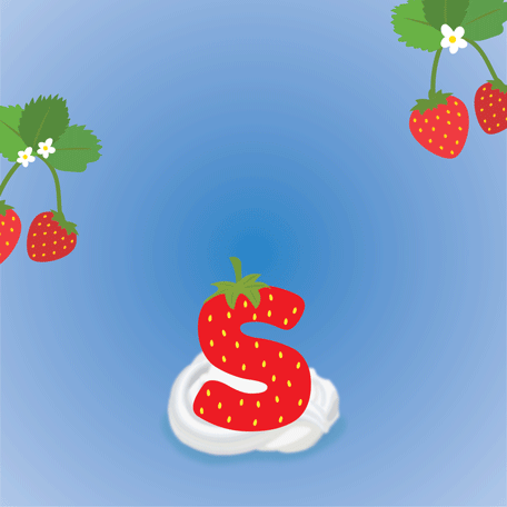 s for strawberry