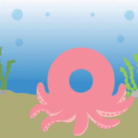o for octopus