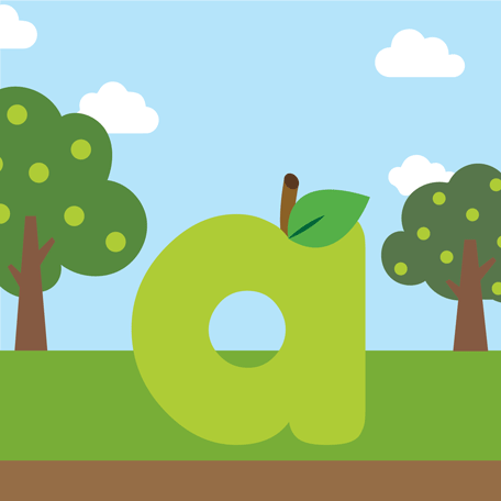 a for apple