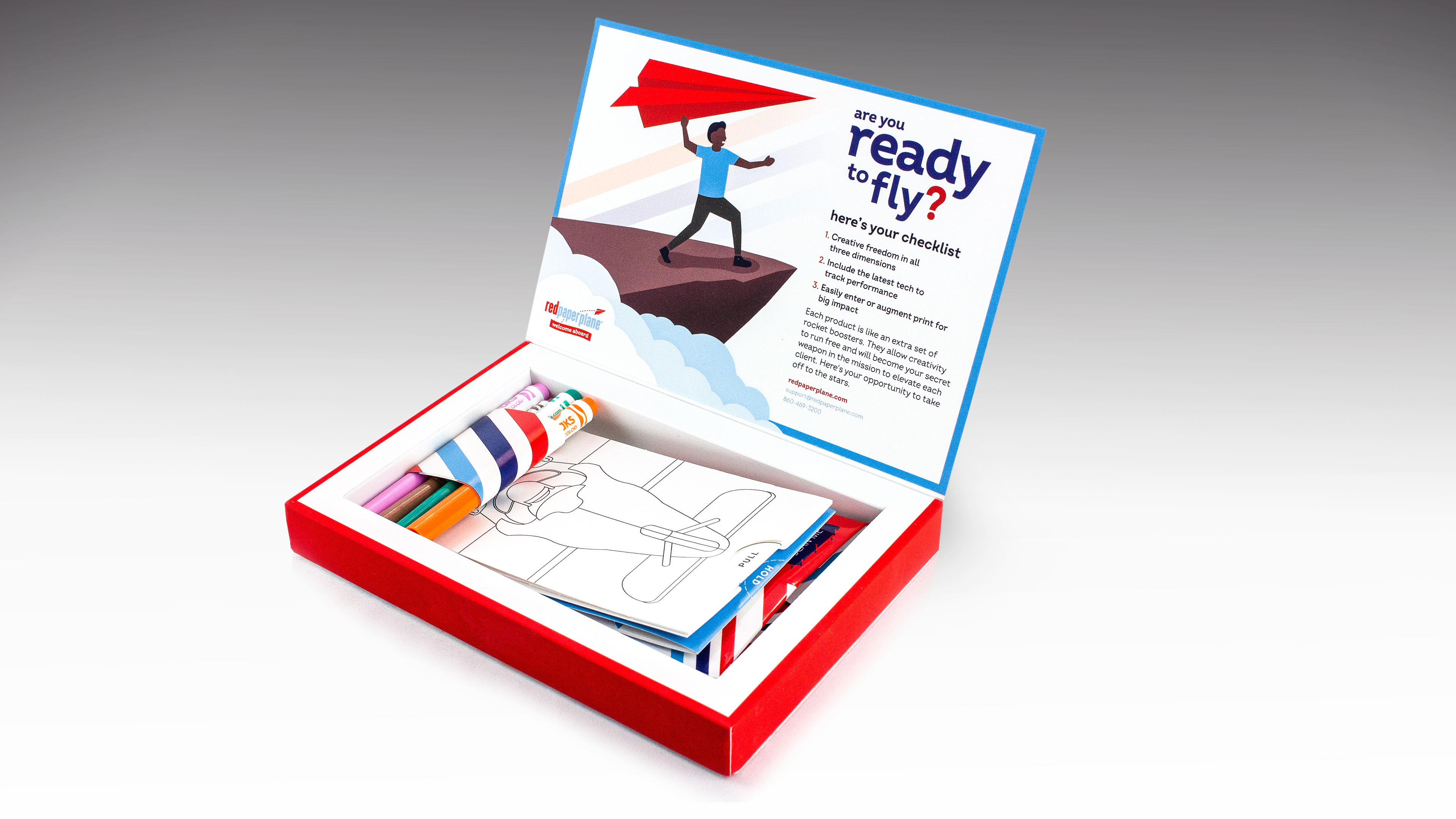 RedPaperPlane - "Ready to Fly" Product Photography