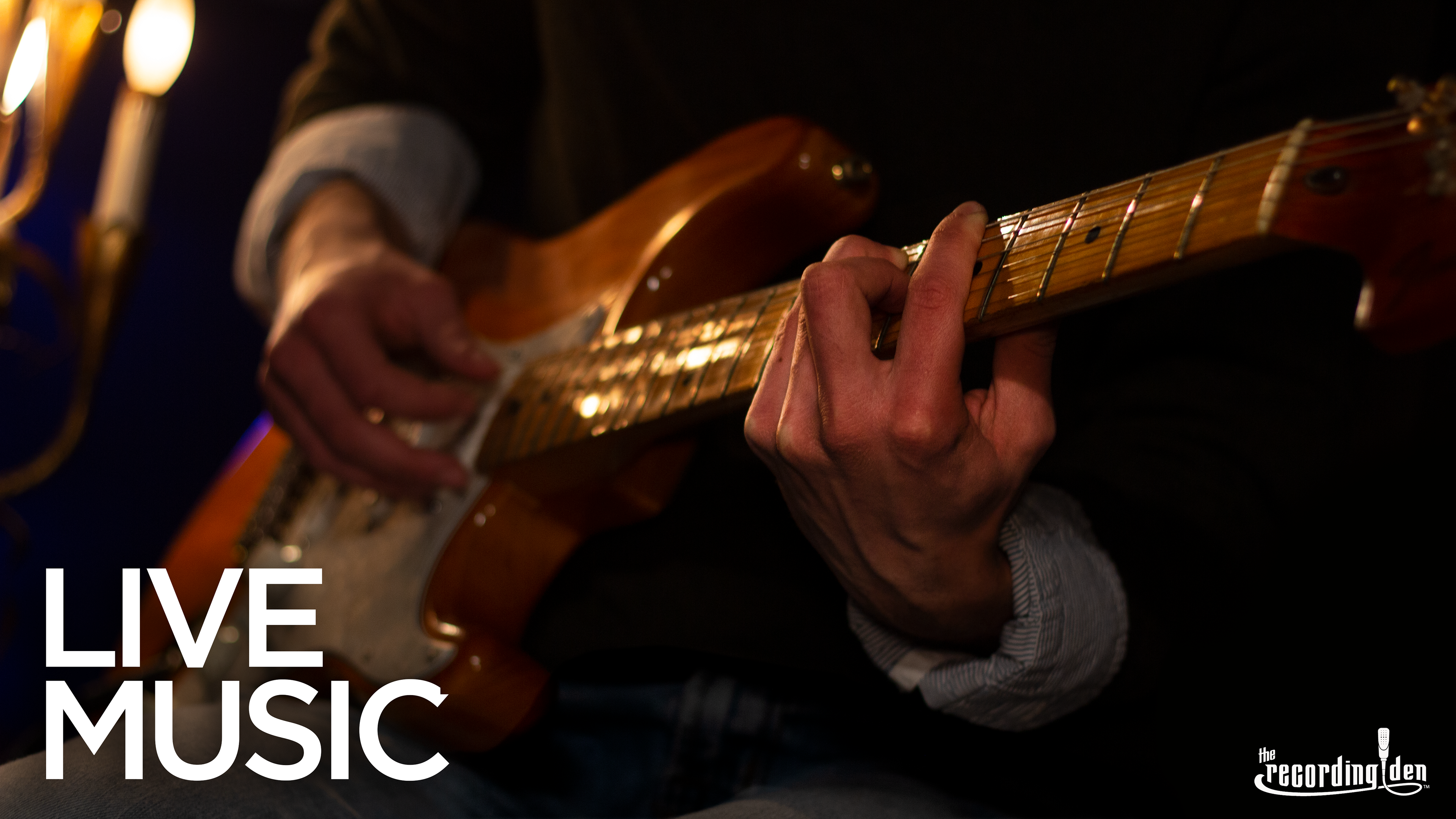 The Recording Den - "Live Music" Ad