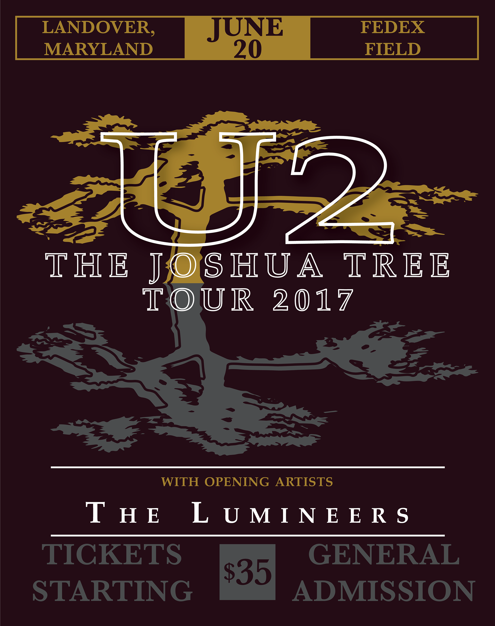 U2 The Joshua Tree Tour - 2017