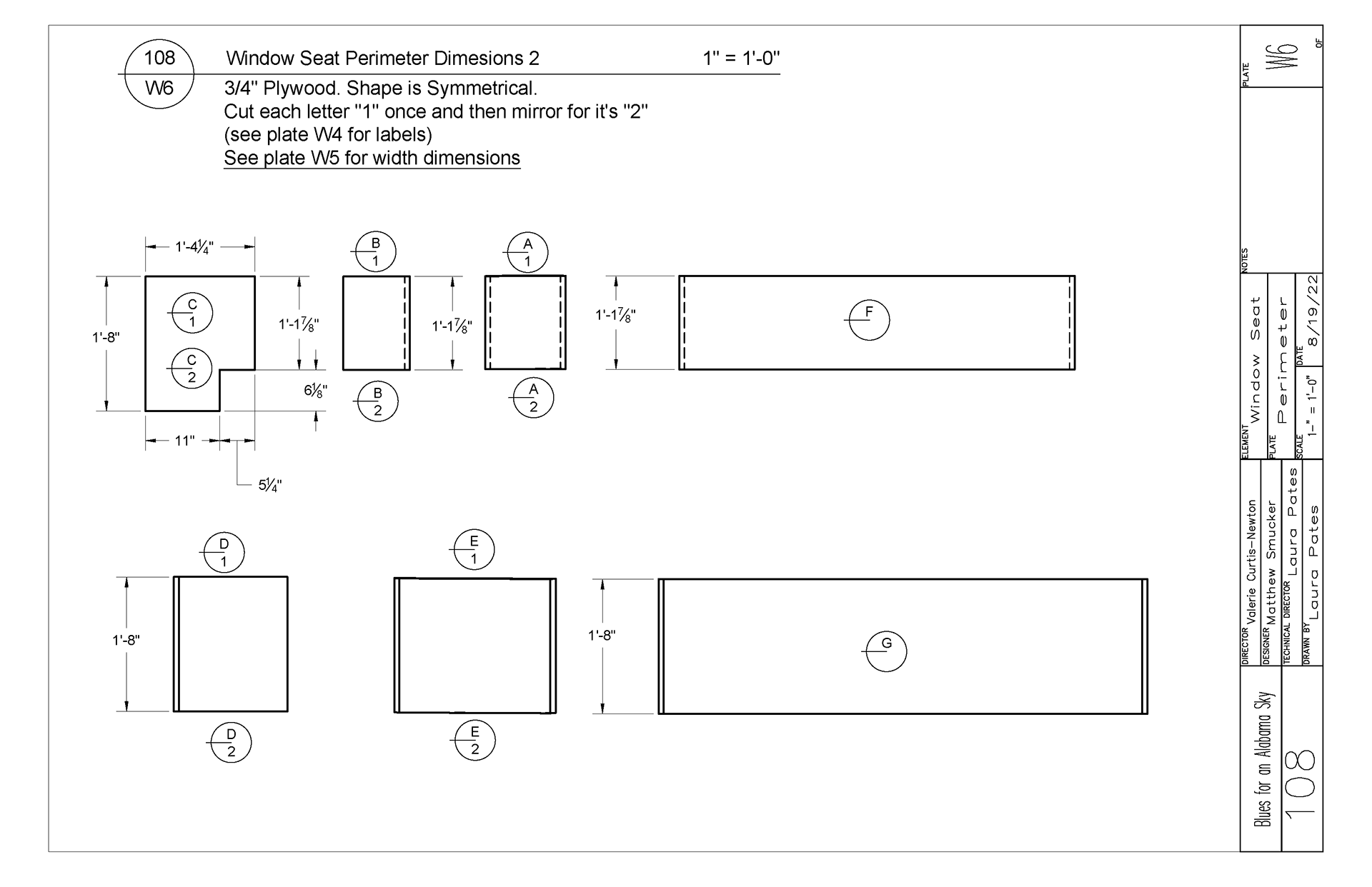 Window Seat Panels